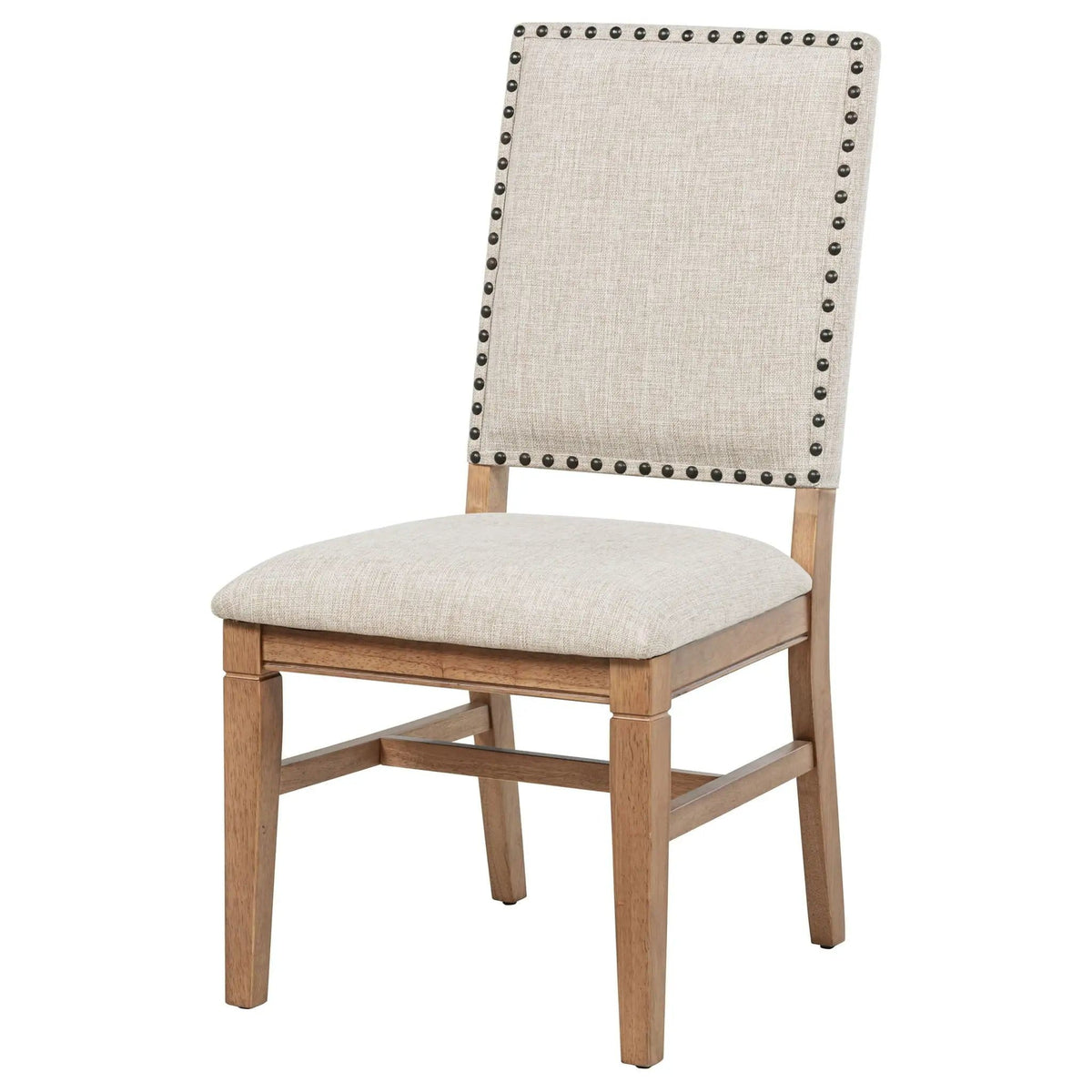 Middleton Upholstered Dining Side Chair Beige (Set of 2) | 20 x 24.25 x 38.5 in | Fabric | Dining Room
