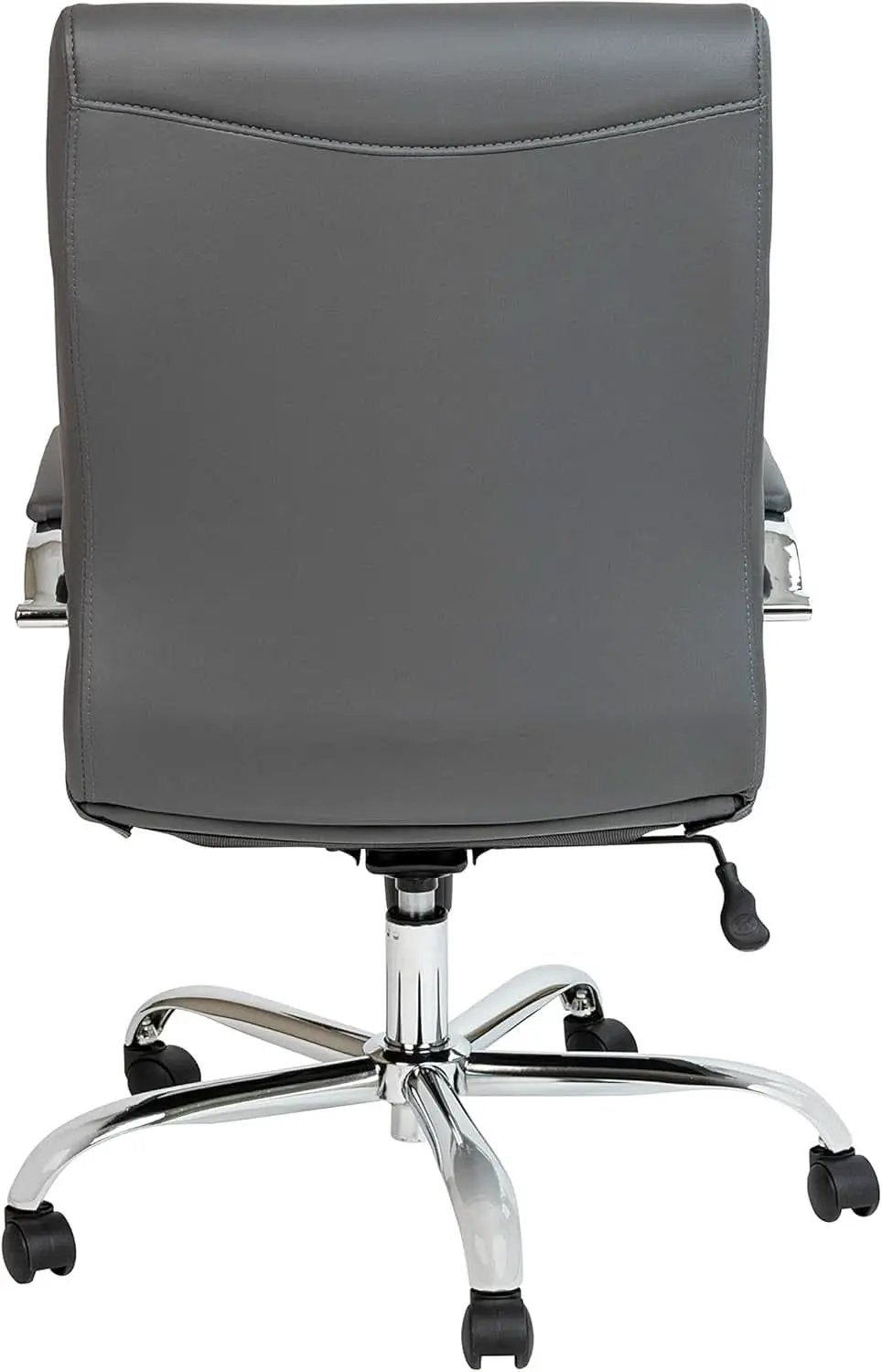 Gray LeatherSoft Office Chair With Swivel Adjustable Height from PriceLows™