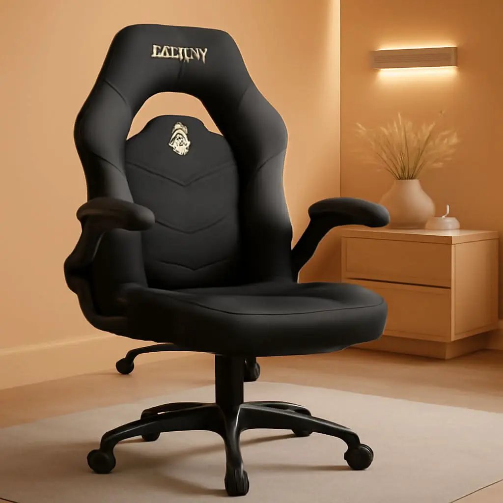 Ergonomic Gaming Chair Black With Premium Lumbar Support from PriceLows™