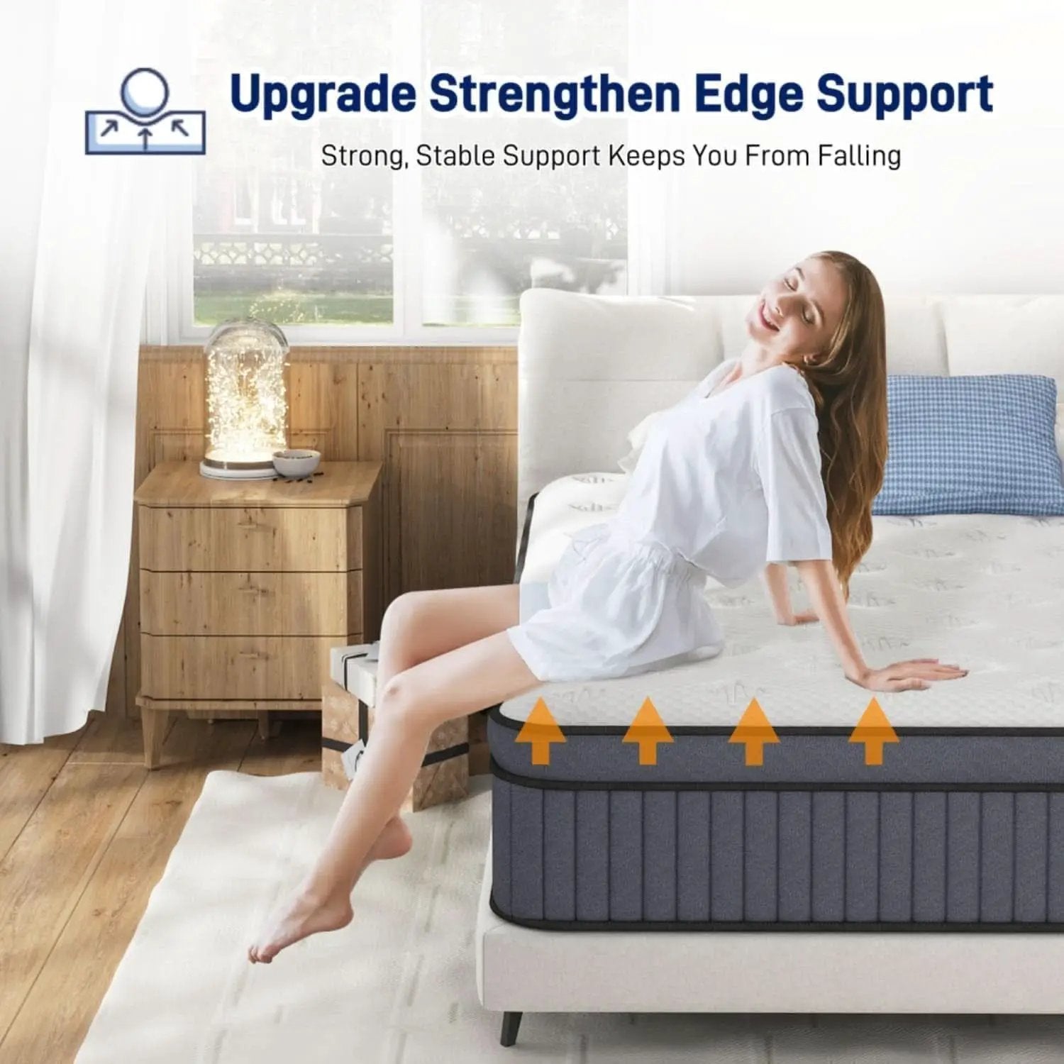 12 Inch Hybrid Memory Foam Pocket Spring Support Mattress from PriceLows™