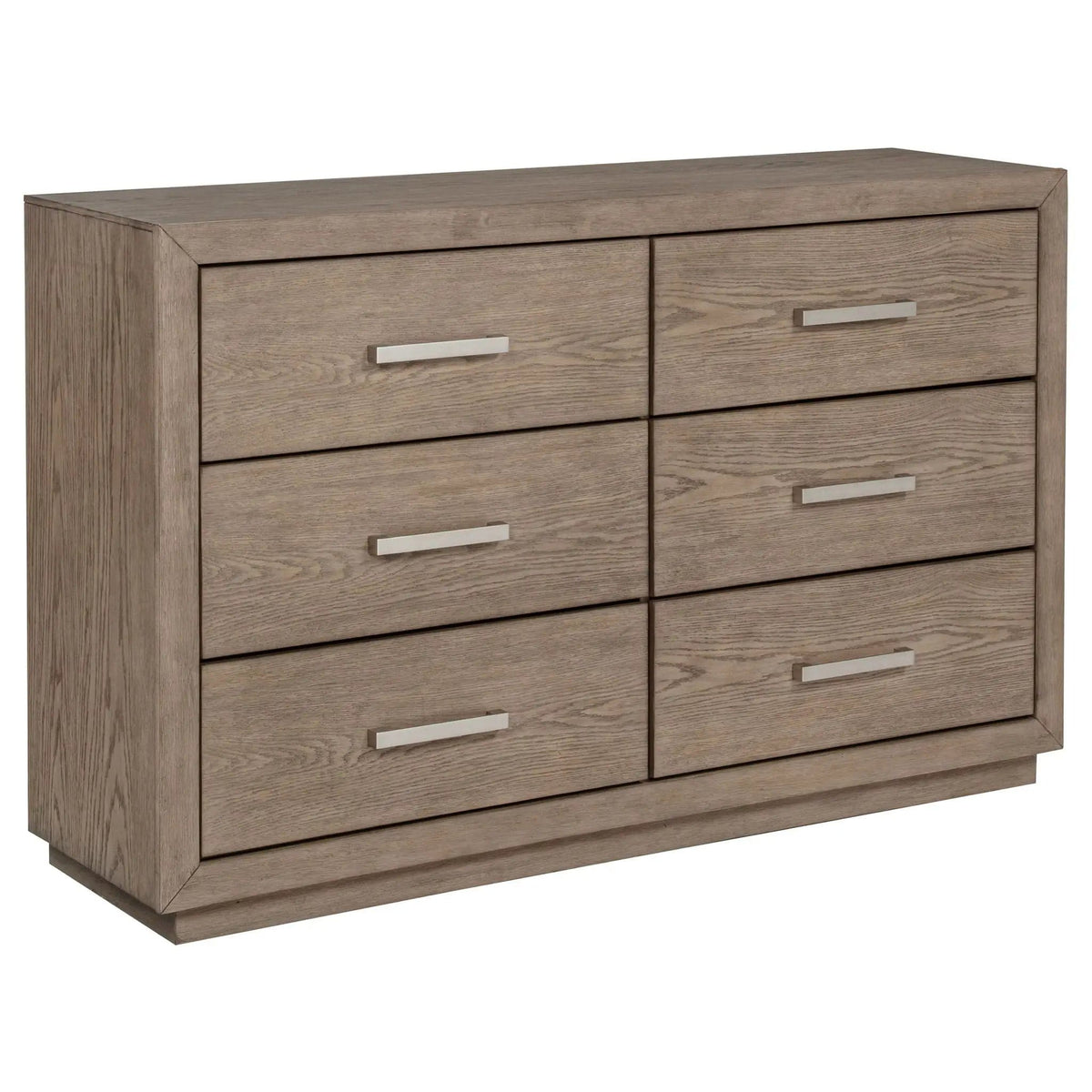 Kenora 6-drawer Dresser Barley | 64 x 18 x 40.25 in | Wood | Brown