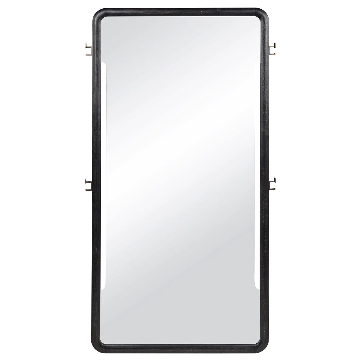 Leandro 76-inch Full Length Floor Mirror Burnished | 38.75 x 1.75 x 76.25 in | Home Furniture | Black
