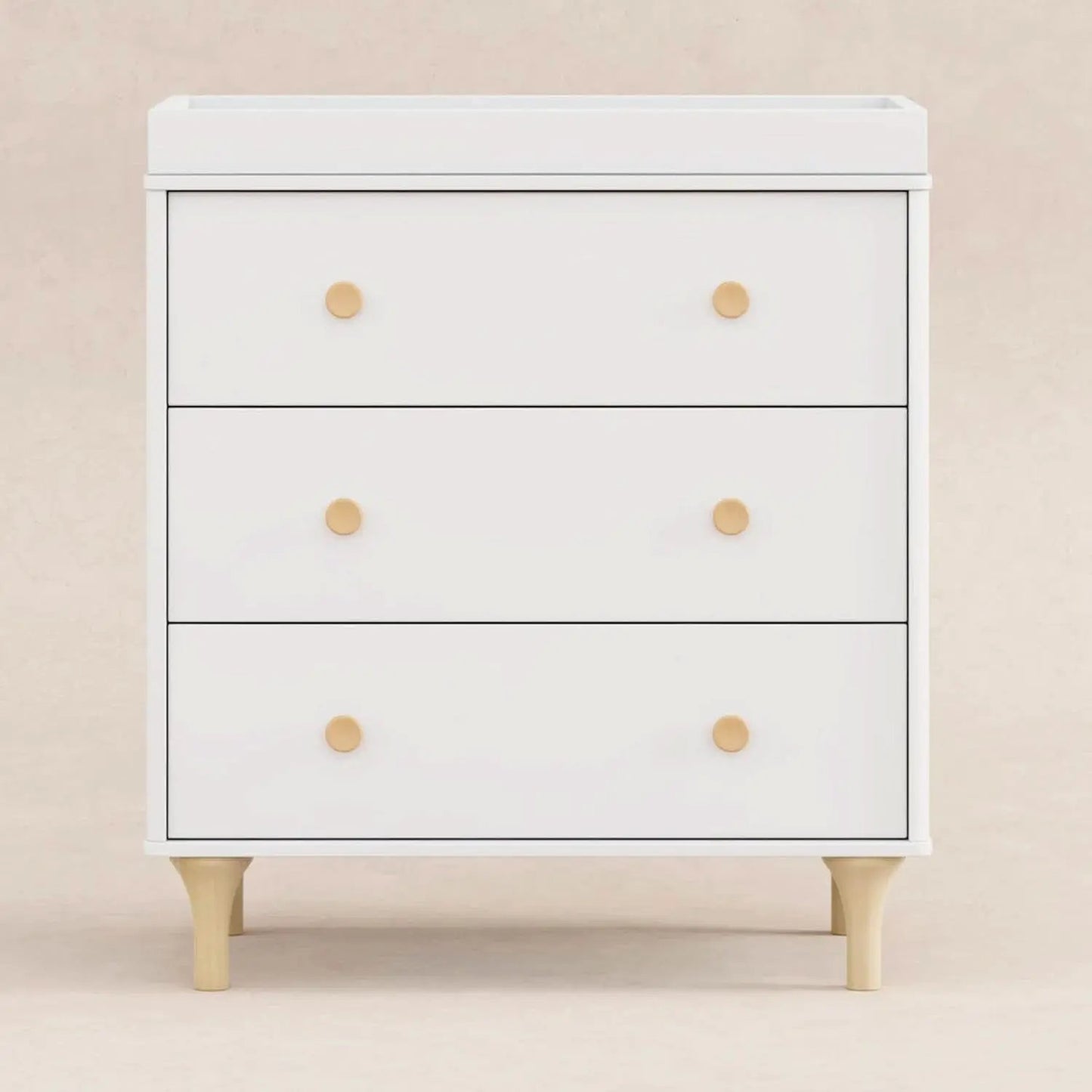 Lolly 3 Drawer Changer Dresser Removable Changing Tray White from PriceLows™