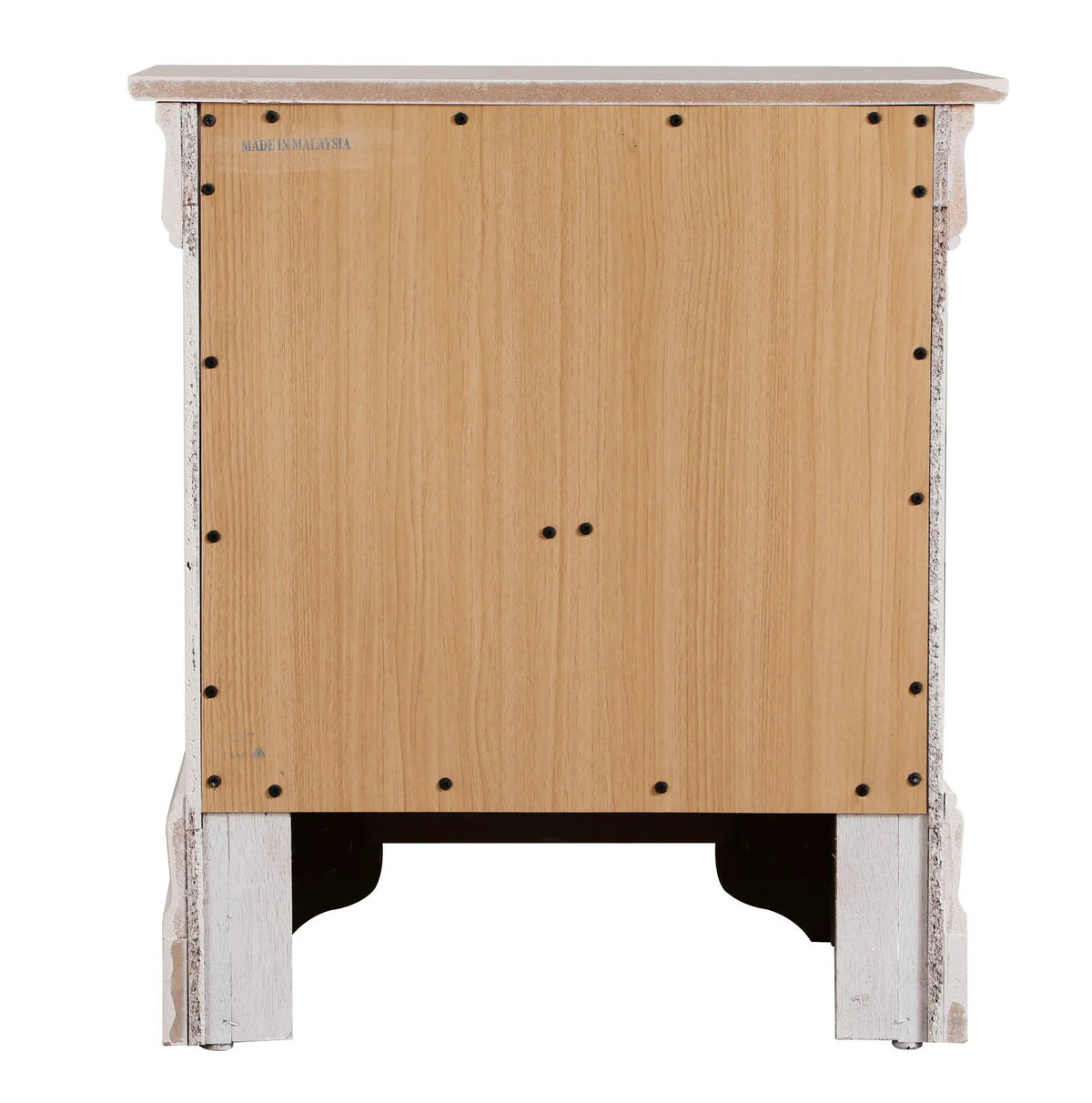Louis Phillipe Nightstand | Traditional Wood Design | English Dovetailed Drawers | Metal Center Guides