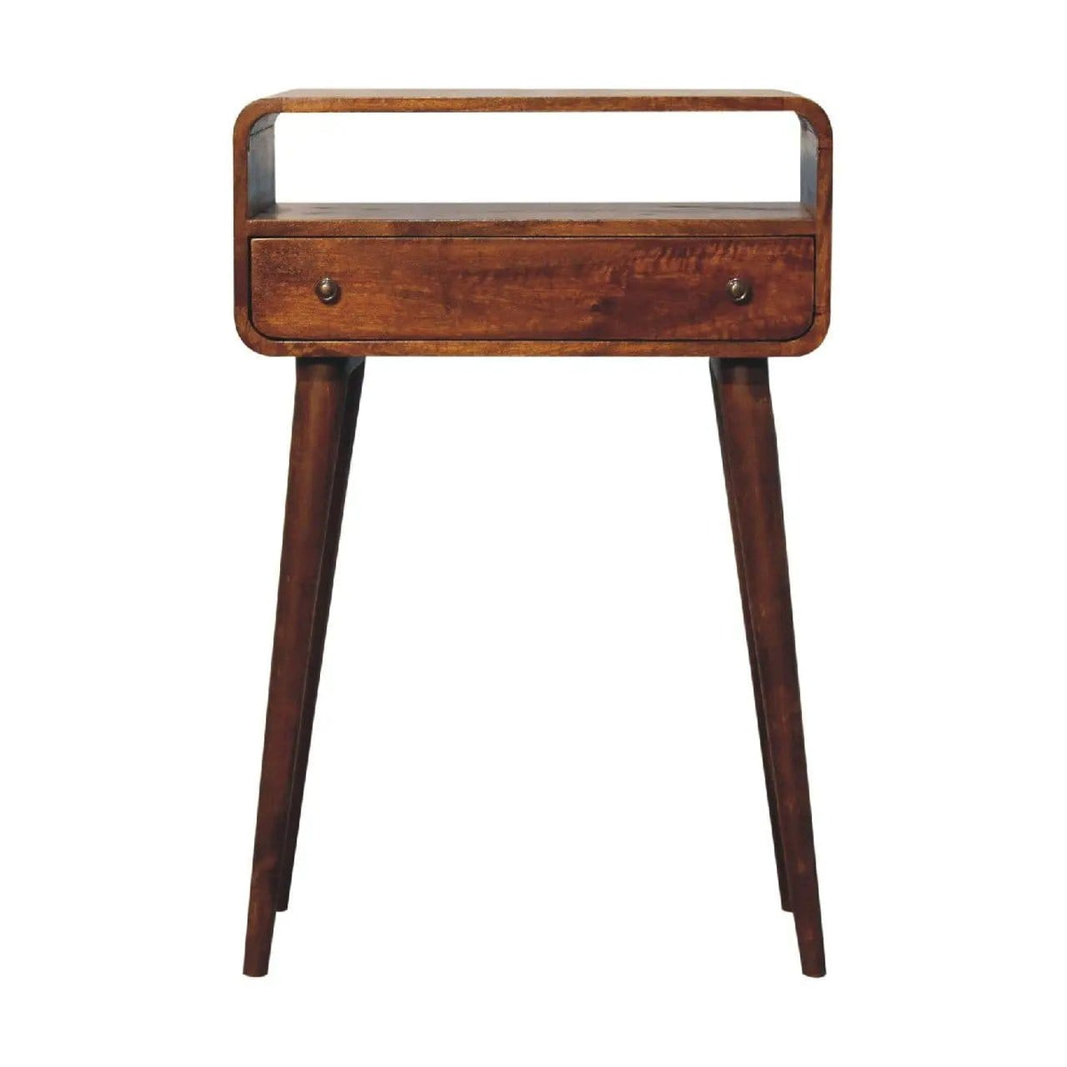 Curved Chestnut Console Table | 3 Pieces | Mango Wood | Living Room