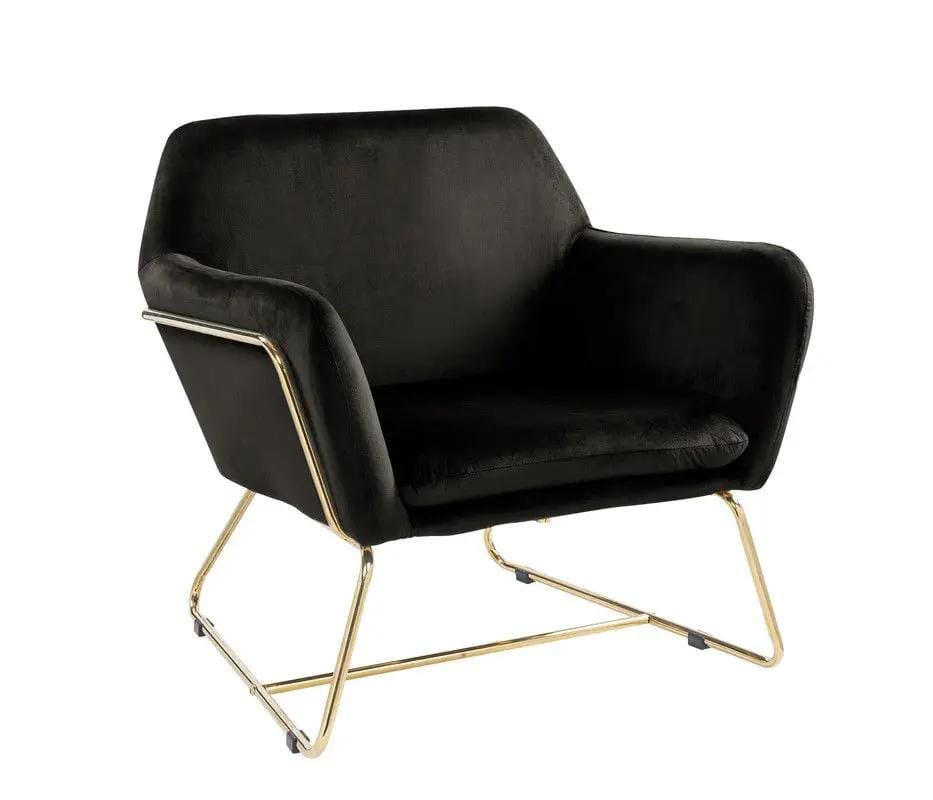 Keira Accent Chair With Metal Base | 3 Pieces | Metal | Living Room