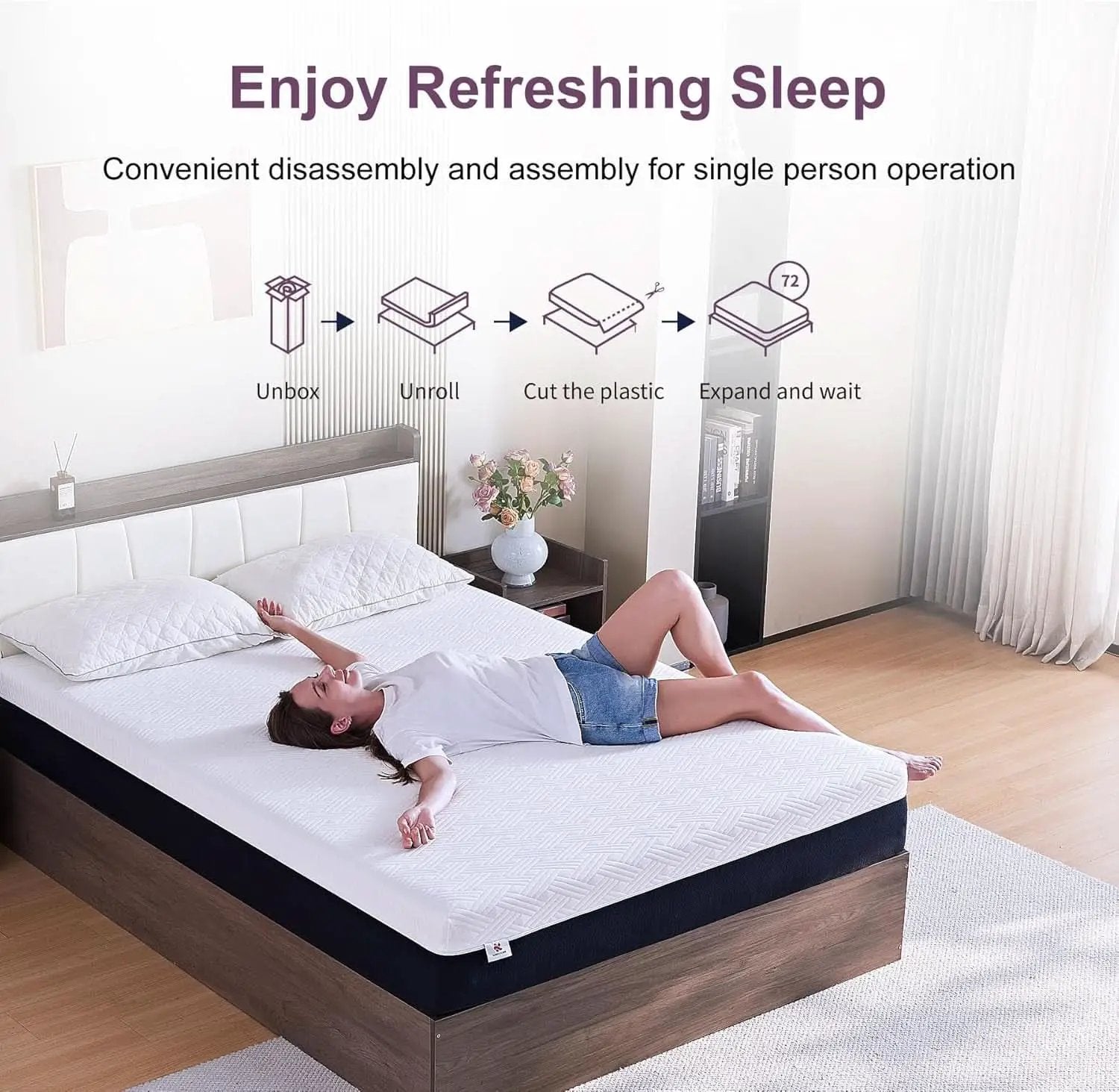 Full Size Orthopedic Cooling Memory Foam Mattress Pro from PriceLows™