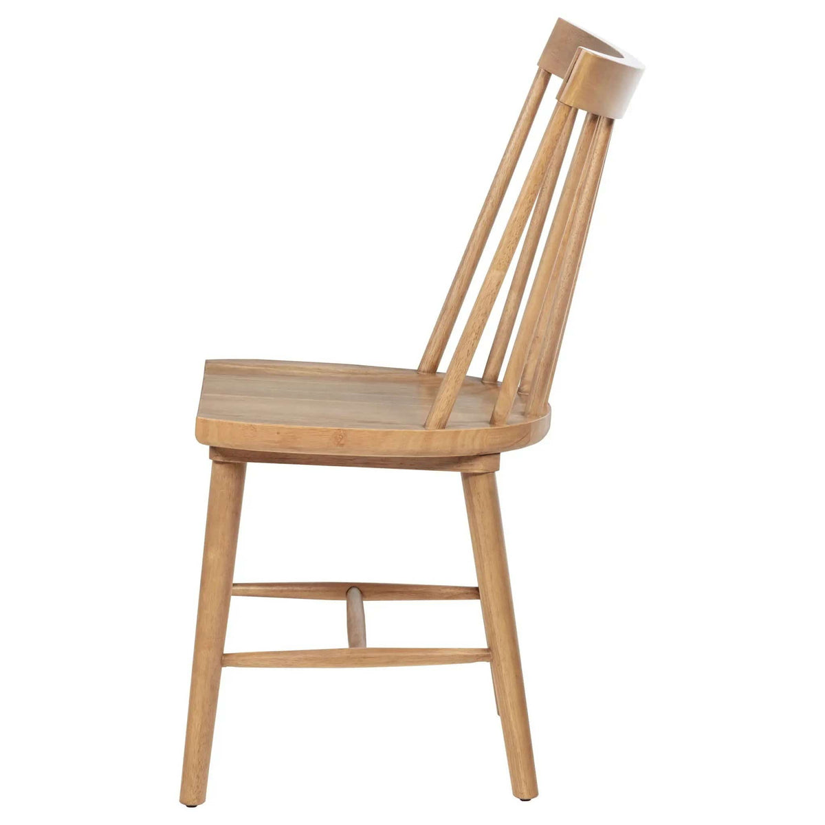 Middleton Solid Wood Dining Side Chair Brown (Set of 2) | 18 x 23.25 x 36.75 in | Solid Wood & Rubberwood | Dining Room
