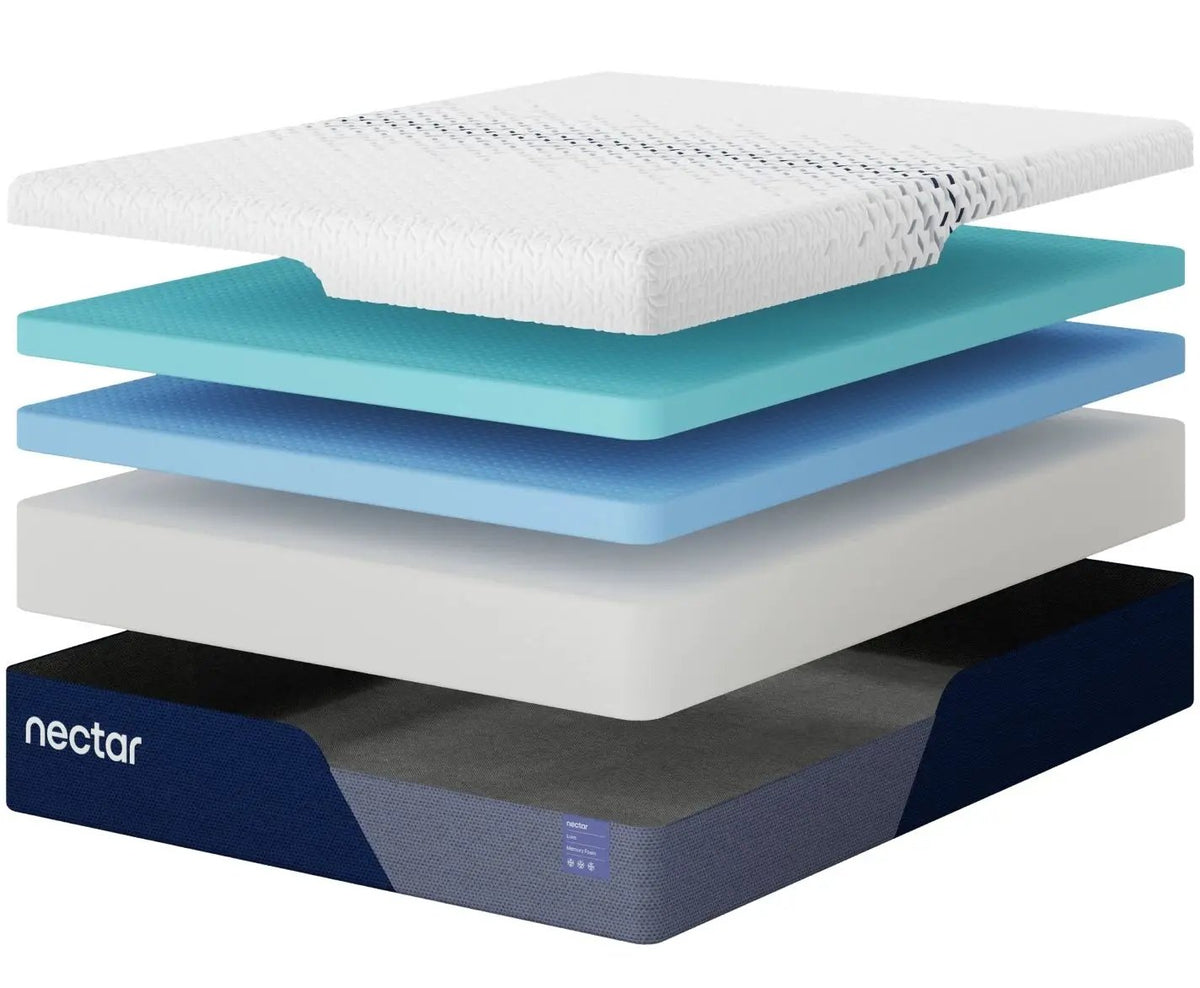 Nectar Luxe Memory Foam Mattress | 14 Inch Height | Multiple Comfort Layers | Award-Winning