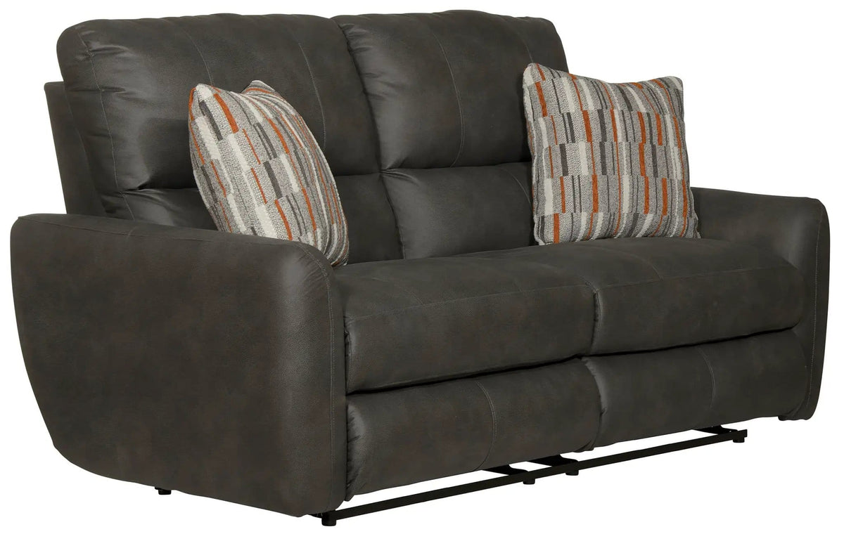 Dorian Reclining Loveseat | 4 Pieces | Faux Leather & Fabric | Living Room