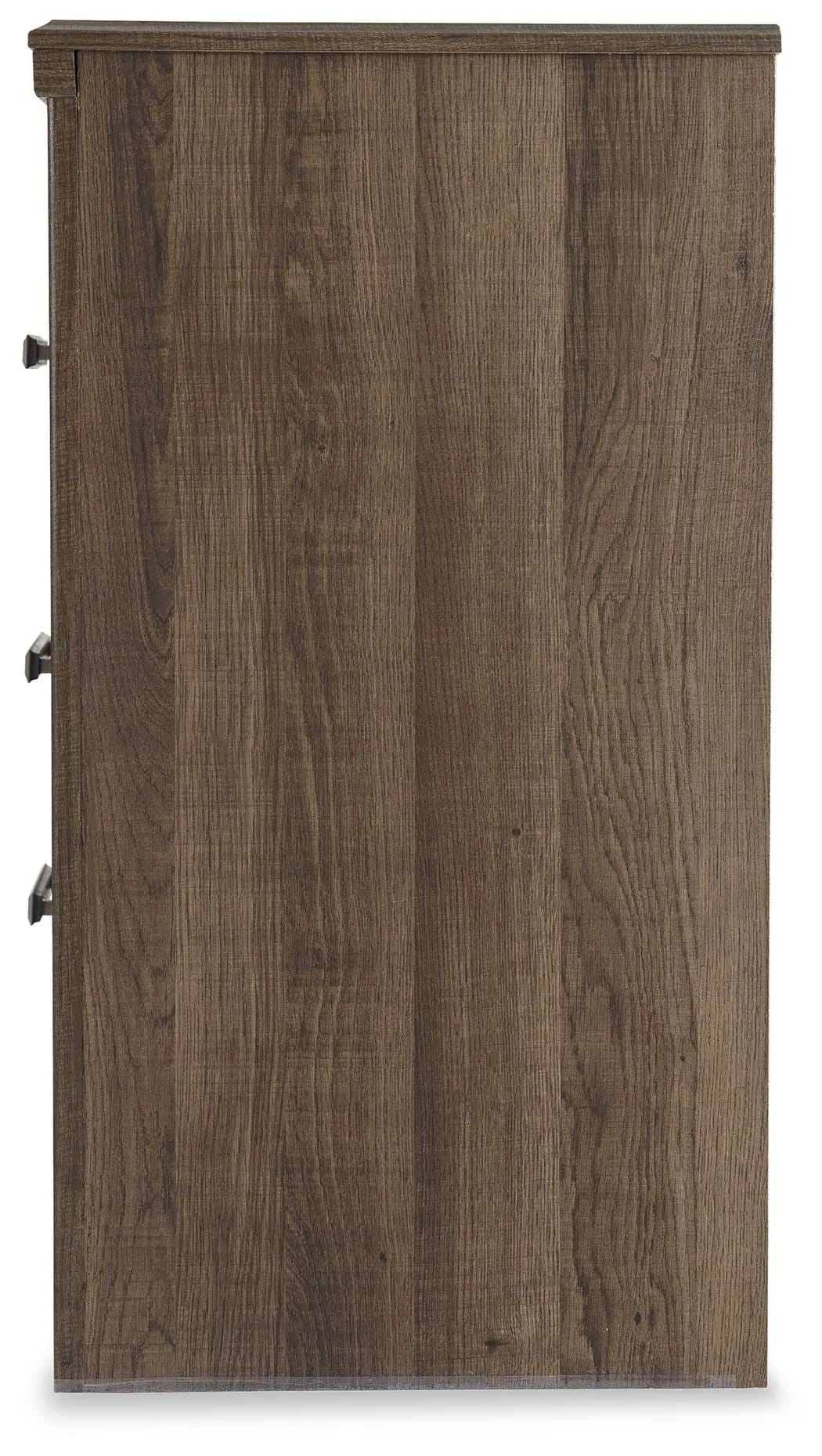 Juararo Two Drawer Night Stand Accent Nightstand | 24.06 x 15.79 x 29.21 in | Engineered Wood & Mdf | Dark Brown