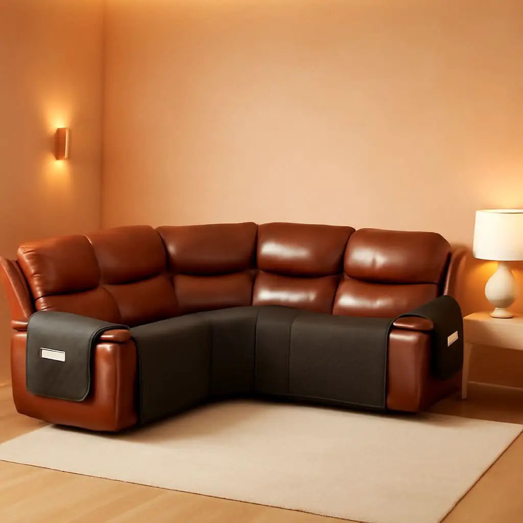 Extra Large Waterproof Recliner Sectional Cover Chocolate from PriceLows™