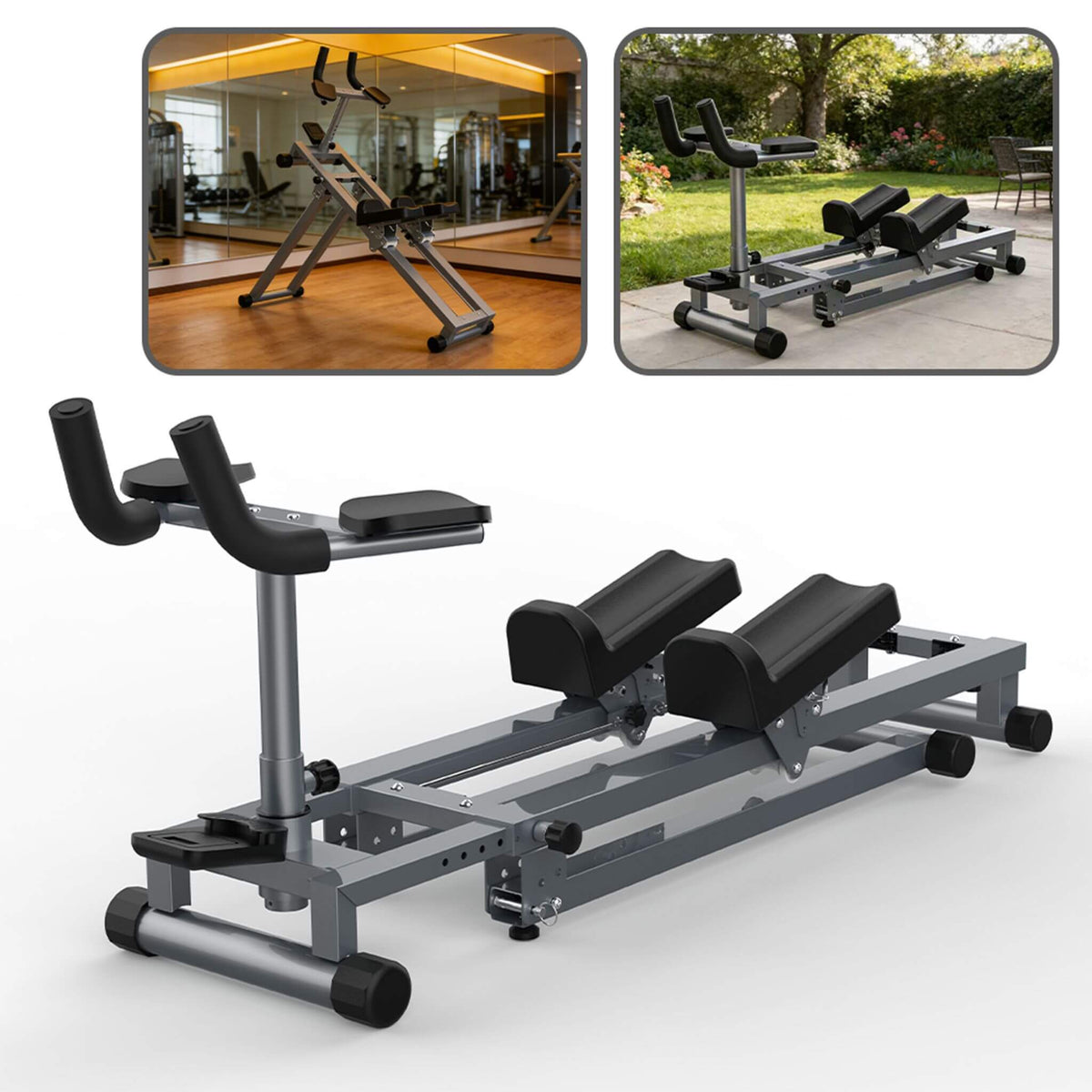 3-In-1 Full-Body Spine Stretcher | Stepper And Waist Trainer | Foldable Design | LCD Display