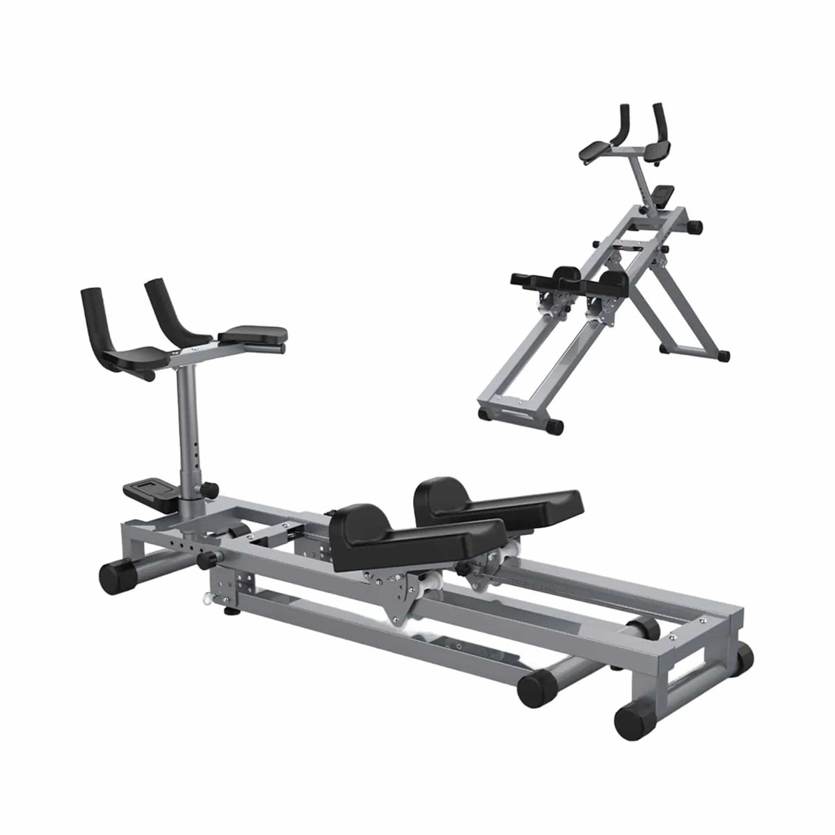 3-In-1 Full-Body Spine Stretcher | Stepper And Waist Trainer | Foldable Design | LCD Display