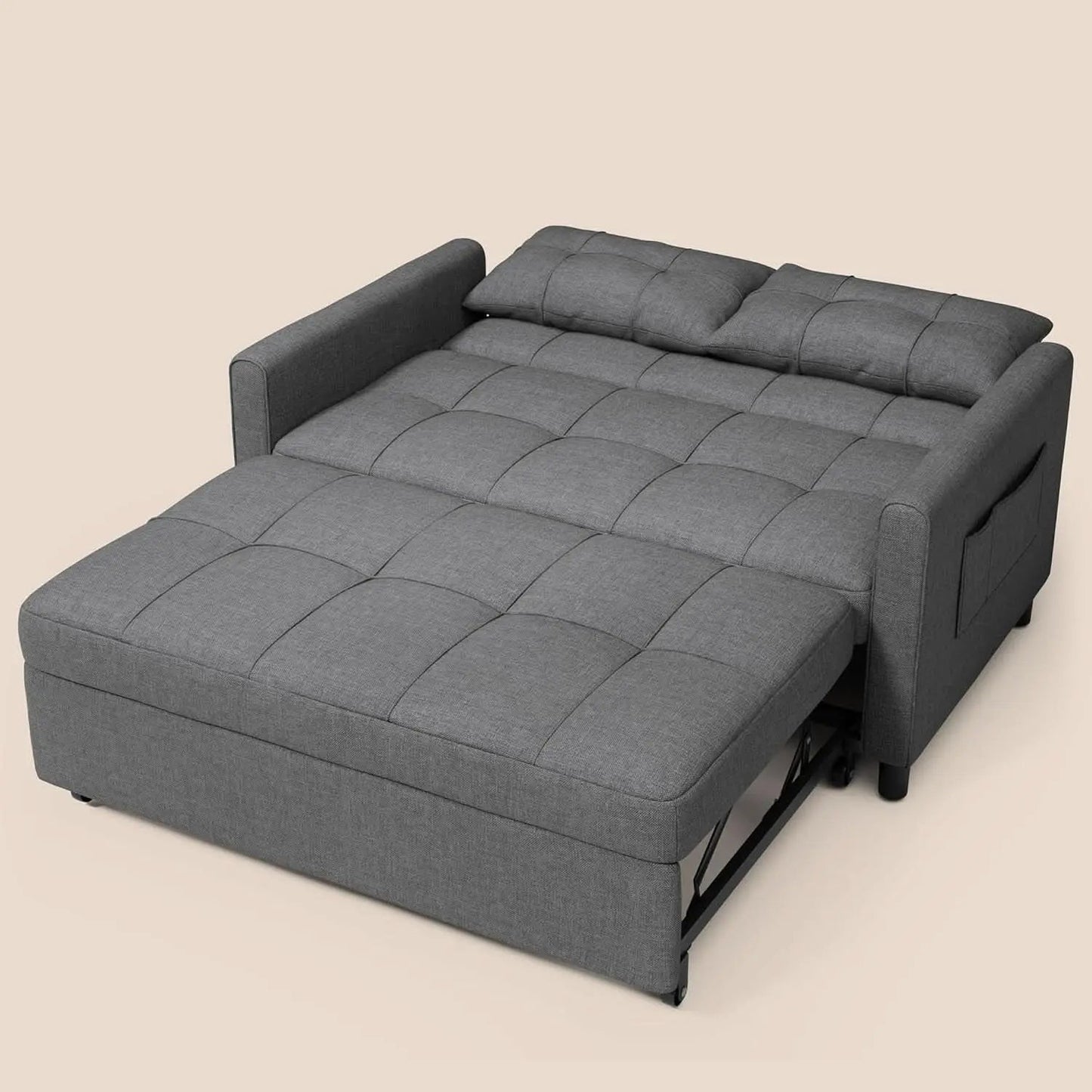 3 In 1 Convertible Sleeper Sofa Bed For Space Saving from PriceLows™