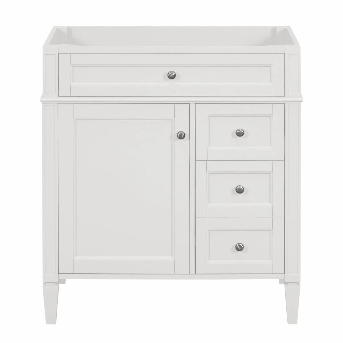 Bathroom Vanity | 3 Drawers | Blue Finish | Tip Out