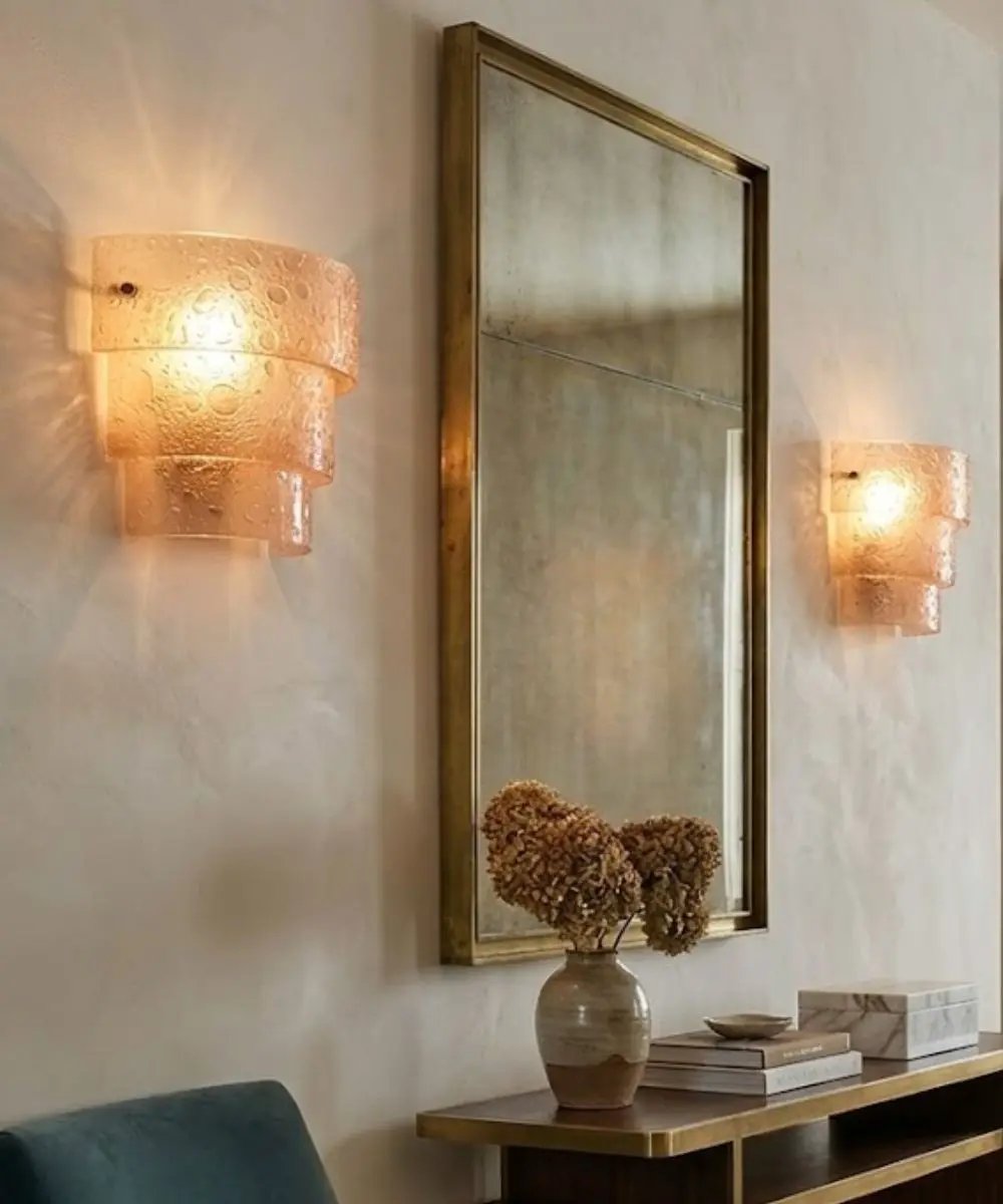 Wall Sconce | 13 Inch Wide | 1 Light | Bronze Bubble Glass