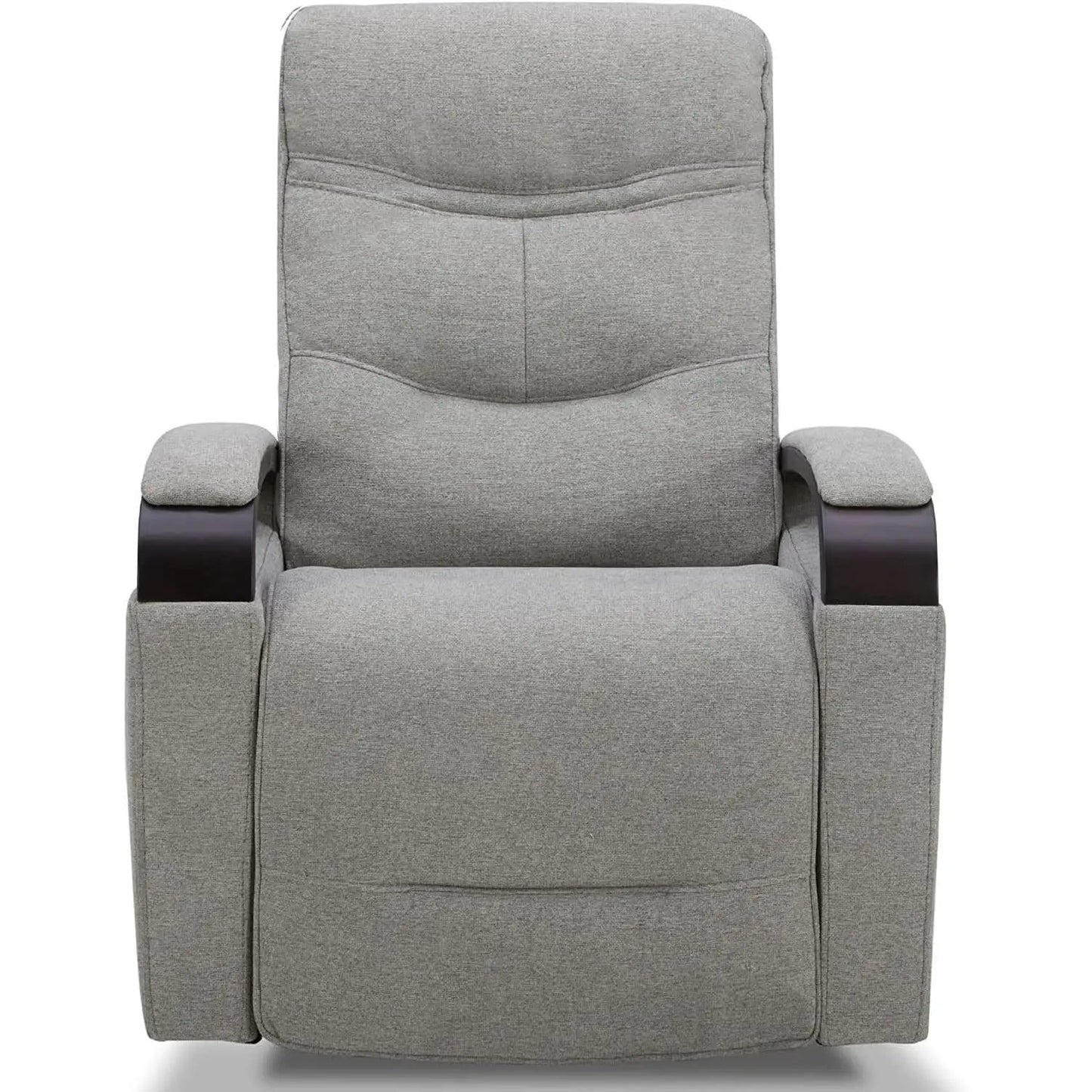 Fabric Power Swivel Glider Rocker Recliner Chair Light Grey from PriceLows™