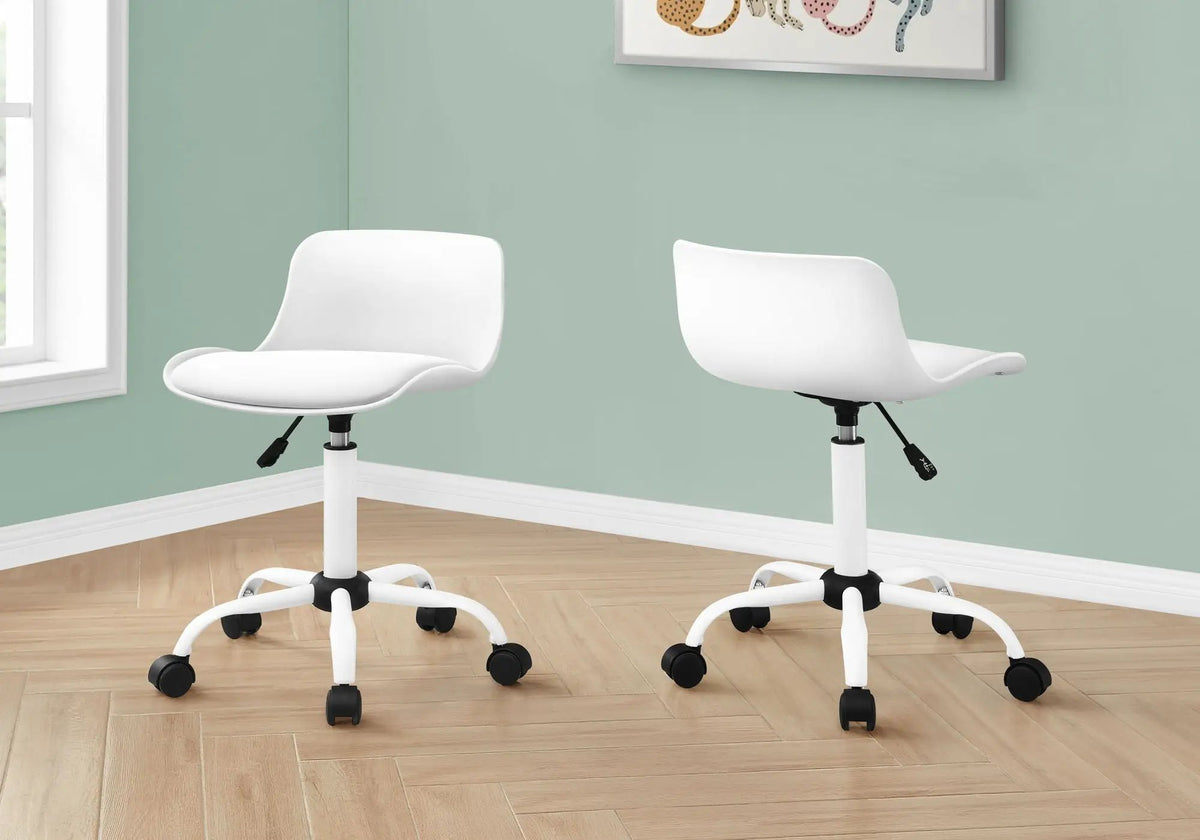 Kids Low-Back Office Chair | Ergonomic Design | Adjustable Height | 360 Degree Swivel