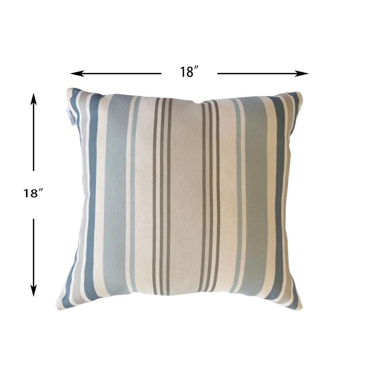 Outdoor Pillows | Set Of 2 | 18 Inch Square | Weather-Resistant Polyester