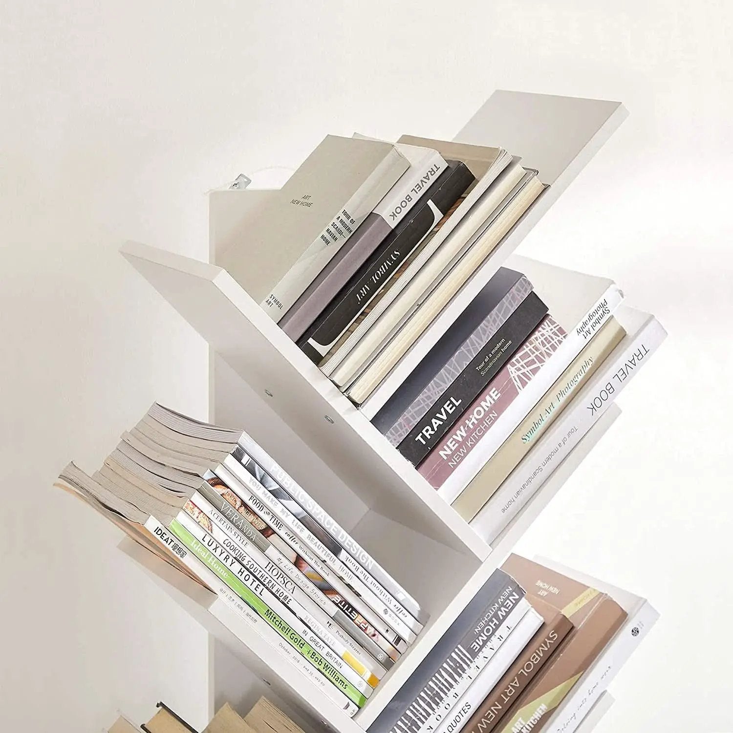 Tree Branch Bookshelf 8 Tier For Small Spaces Home Office from PriceLows™