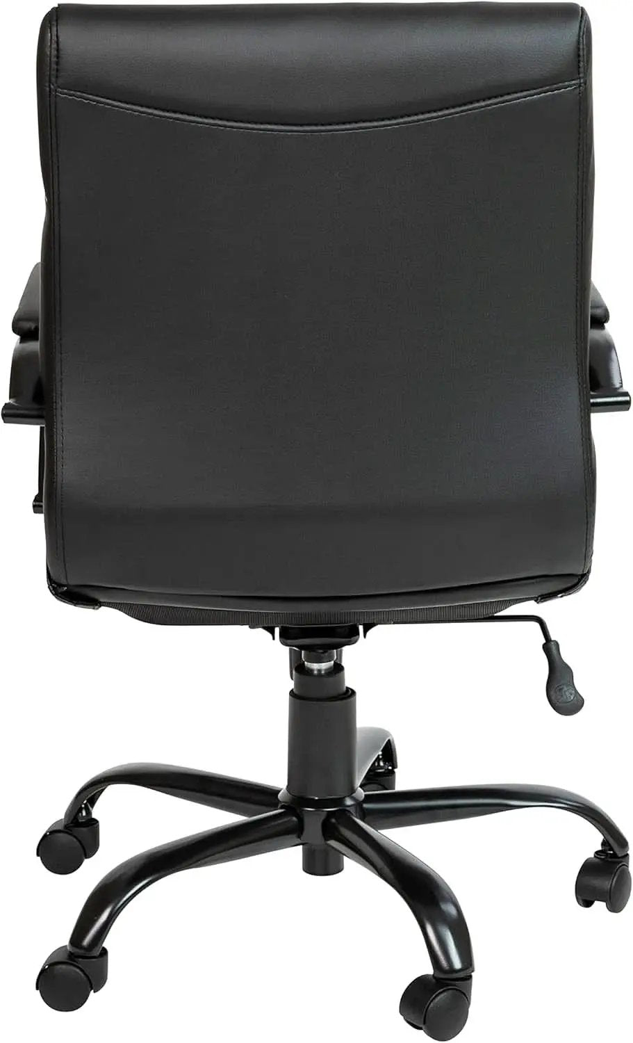 Black Office Chair With Adjustable Height And Padded Seat from PriceLows™