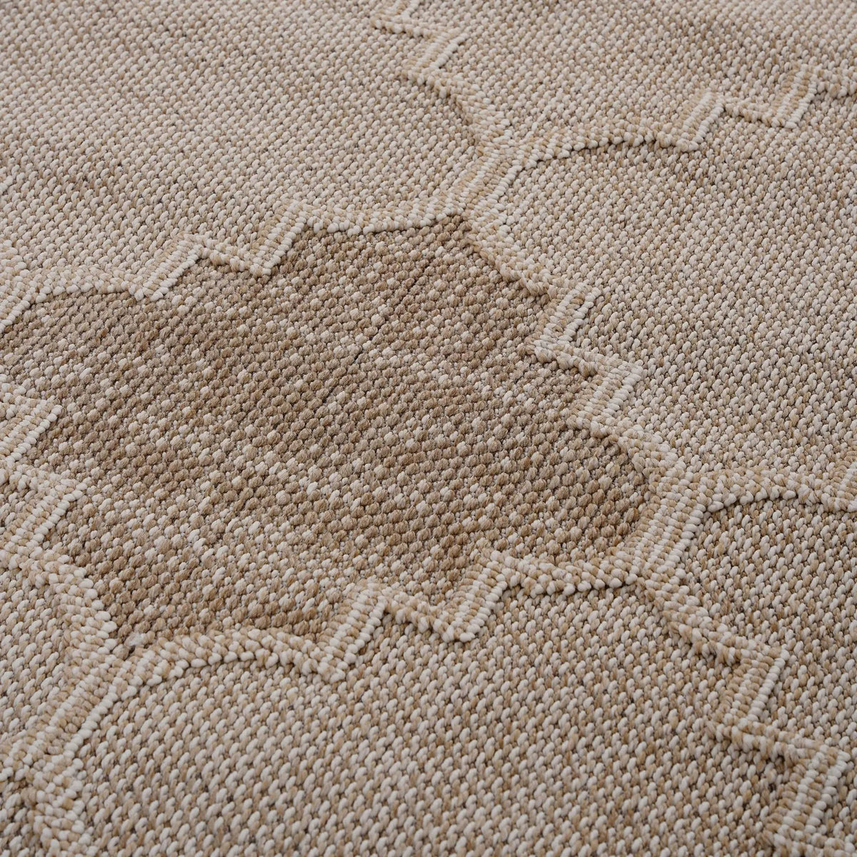 Guros Trellis Indoor Outdoor Rug | 74 x 48 Inch | Stain Resistant | Non-Shedding
