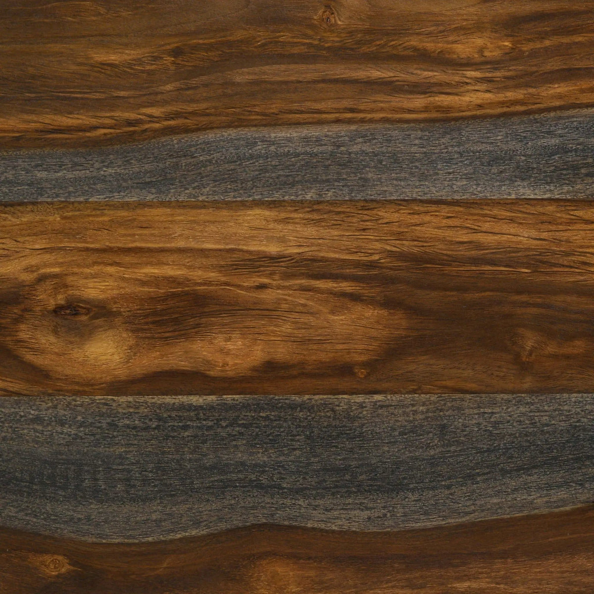 Neve 80-inch Live Edge Dining Table Grey Sheesham | 80 x 37 x 30 in | Metal & Wood | Dining Room