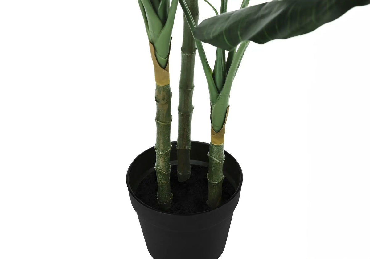 42 Inch Artificial Evergreen Tree | 22 Real Touch Leaves | Indoor Faux Floor Plant | Potted