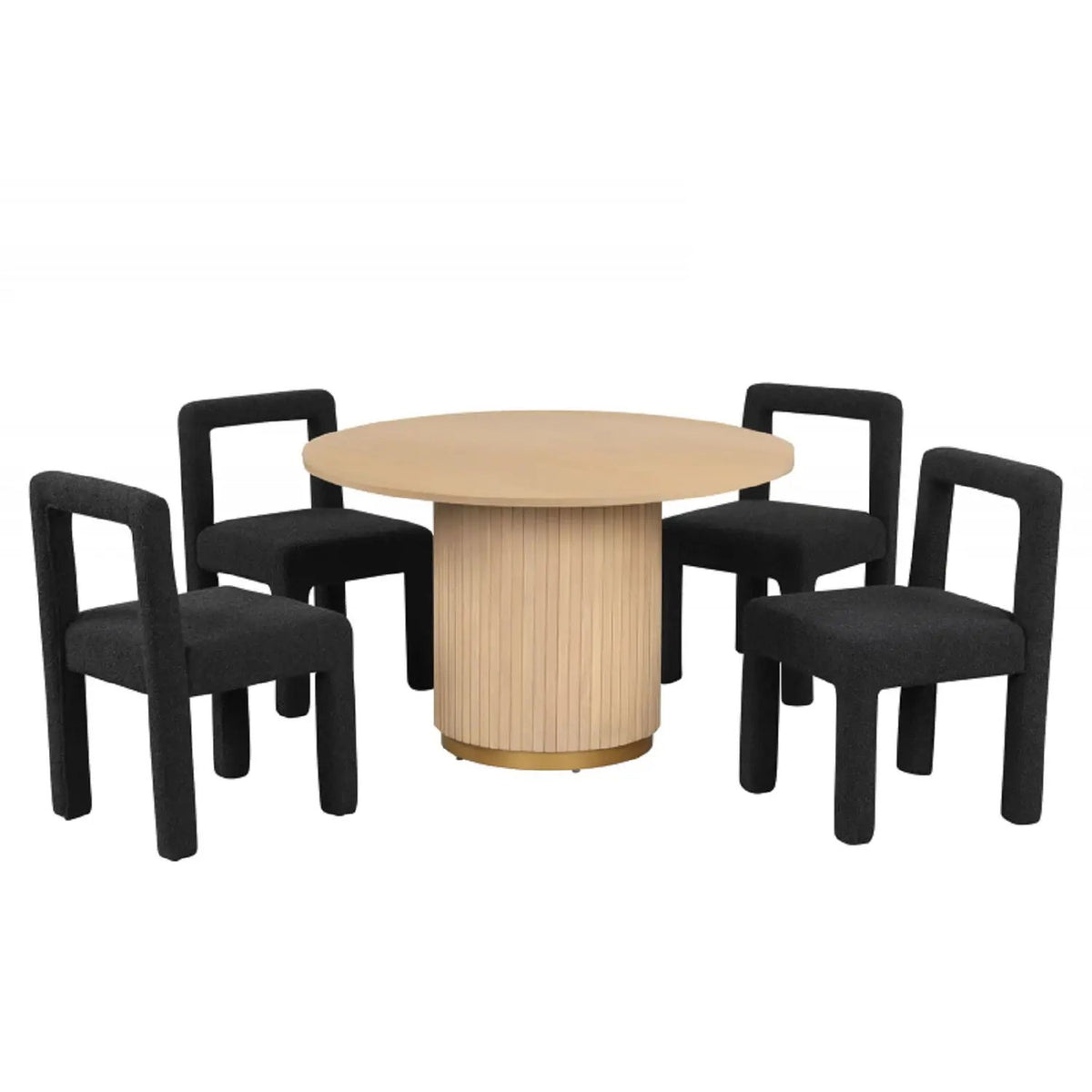 Dining Chairs | Square Open Back | Modern Design | Set of 2