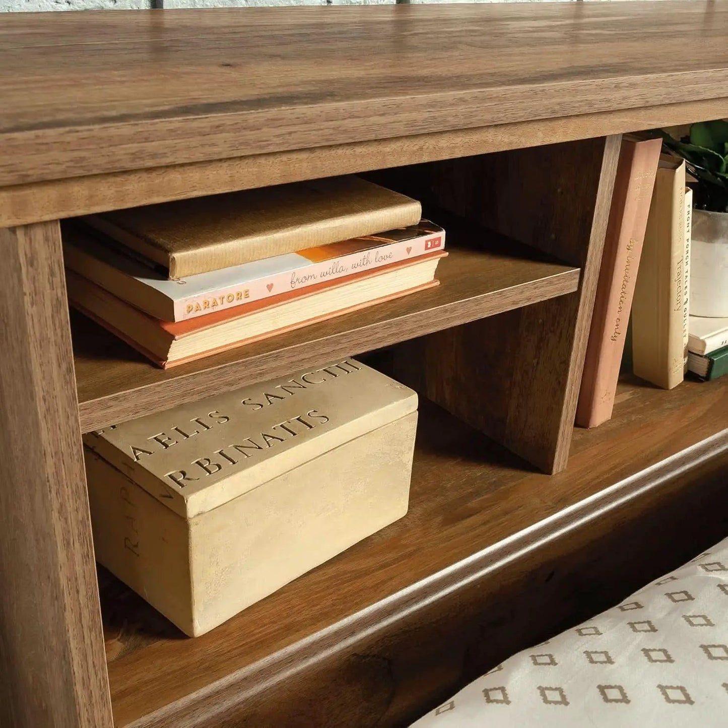 Stylish Full Queen Headboard with Spacious Storage Solution from PriceLows™