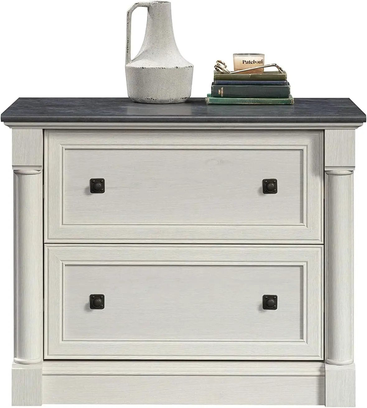Two Drawer File Cabinet In Glacier Oak With Interlocking Drawers from PriceLows™