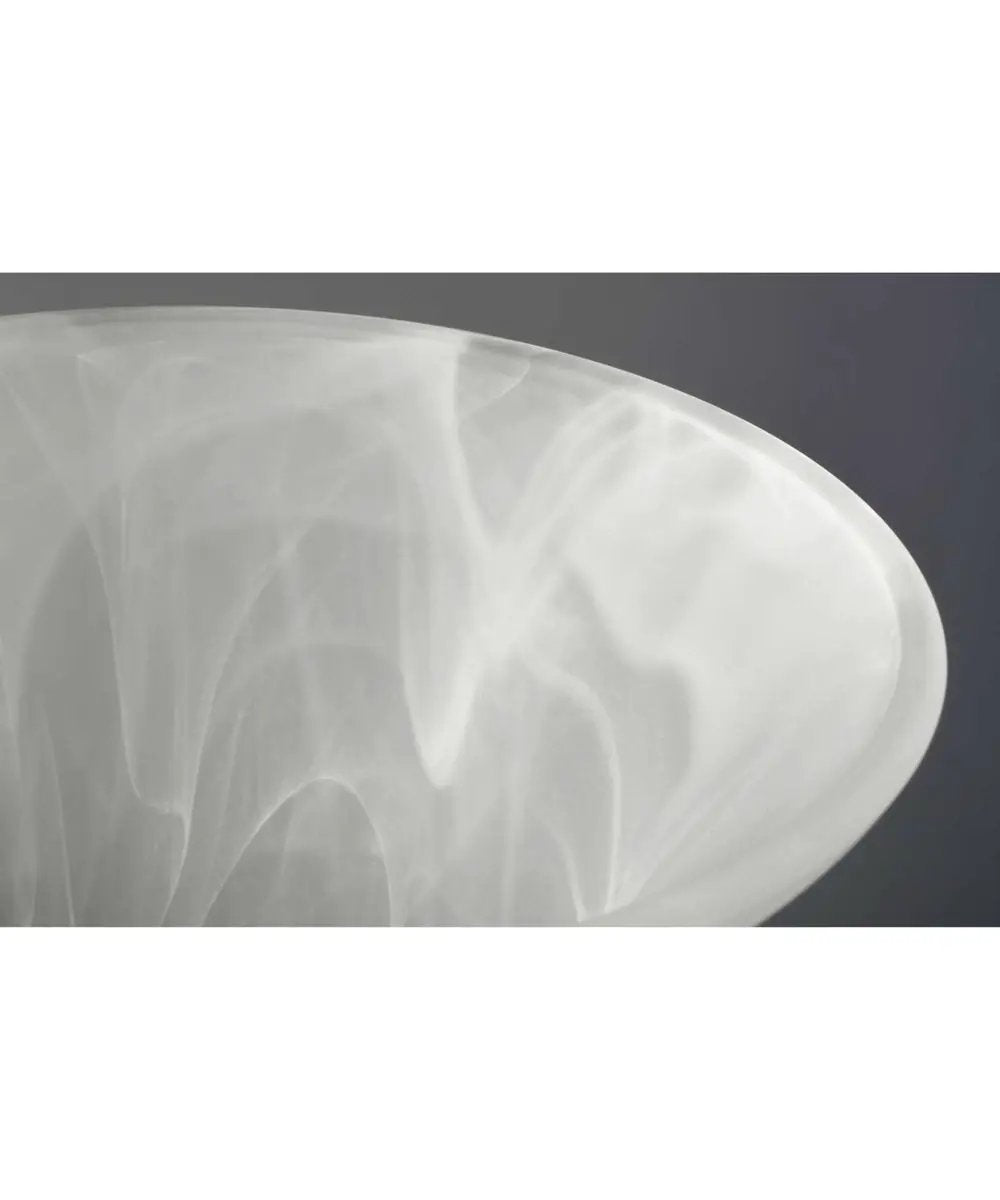 Bath Vanity Light | 3 Light | Brushed Nickel | Etched Alabaster Glass
