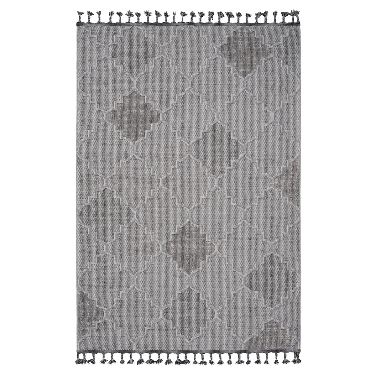 Guros Trellis Indoor Outdoor Rug | 74 x 48 Inch | Stain Resistant | Non-Shedding