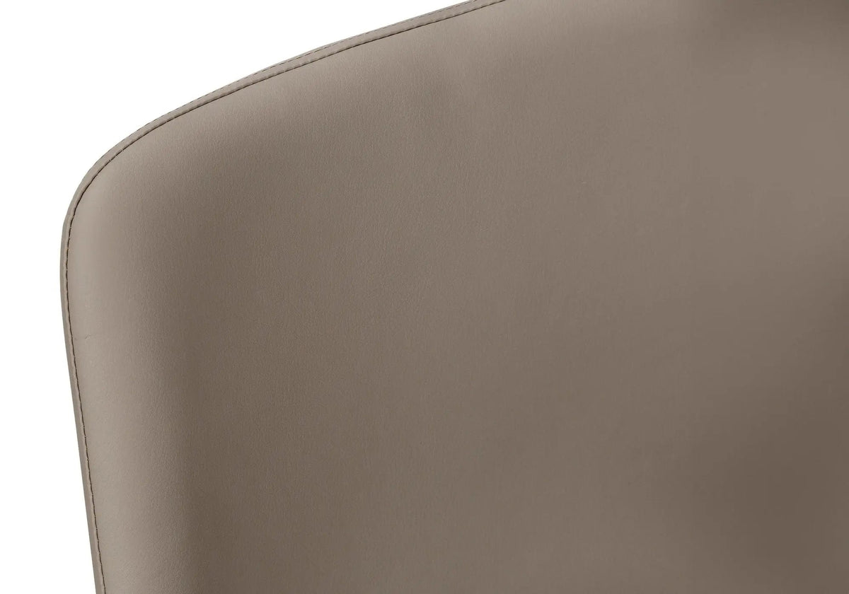 Bar Height Office Chair | Standing Desk Chair | Slim Metal Frame | Contemporary Design