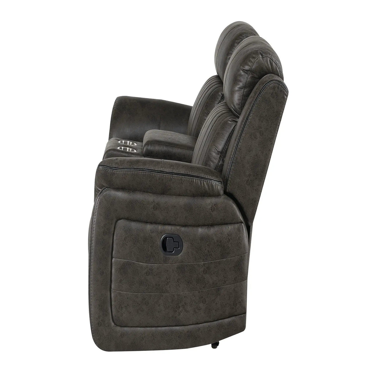 Steban Transitional Style Living Room Set Reclining Sofa & Loveseat | Reclining Sofa & Loveseat | Fabric | Living Room