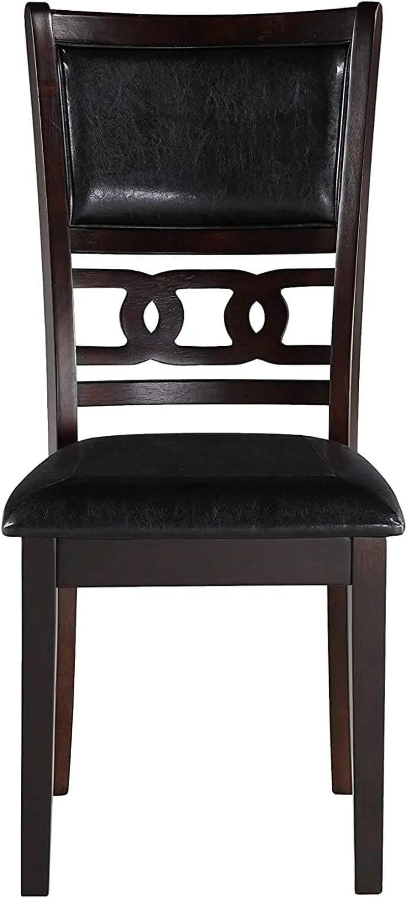 Gia Ebony Dining Chairs Set Of 2 Rubber Wood Solids from PriceLows™