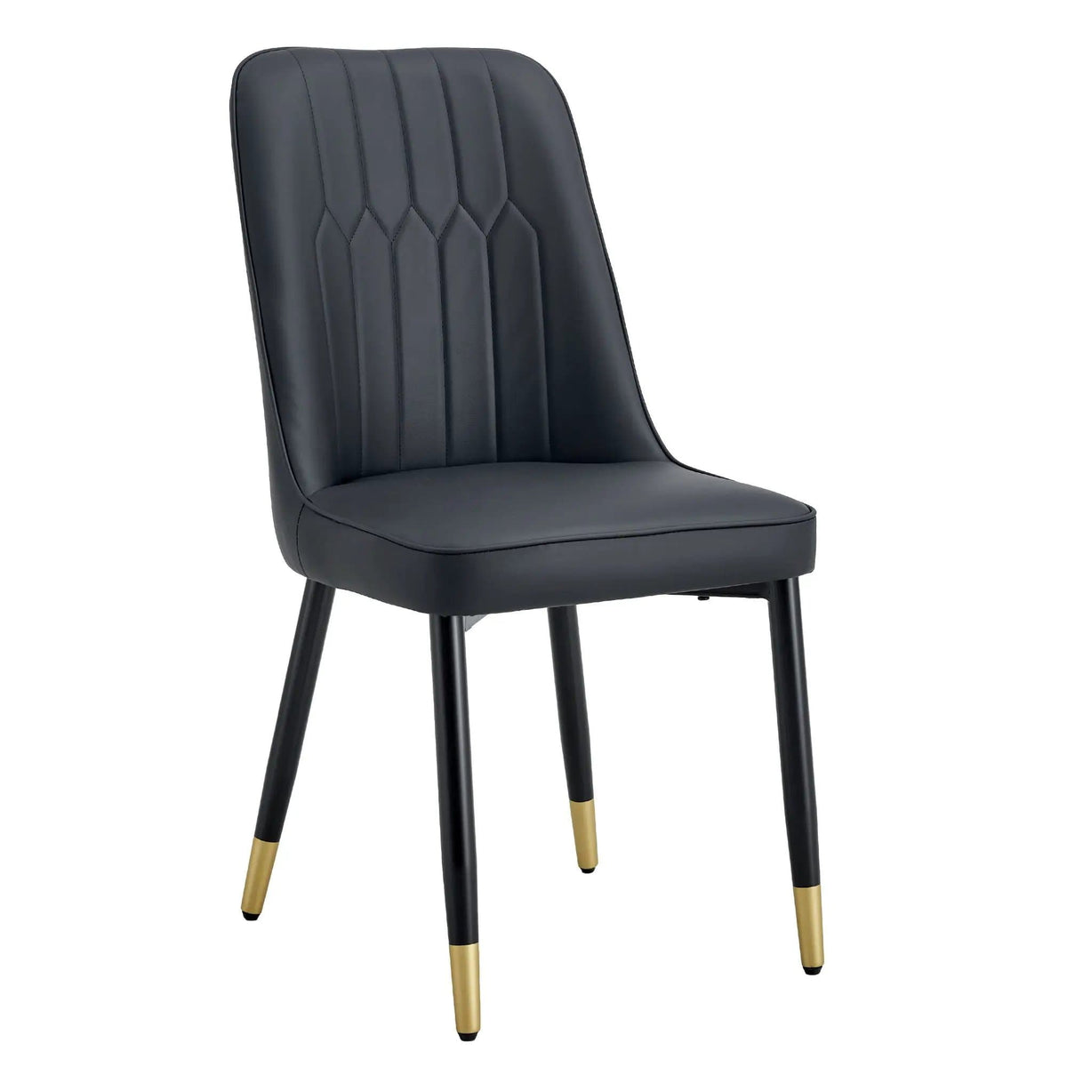 Modern Chair With Metal Legs Chair Set | 2 Pieces | Metal | Dining Room