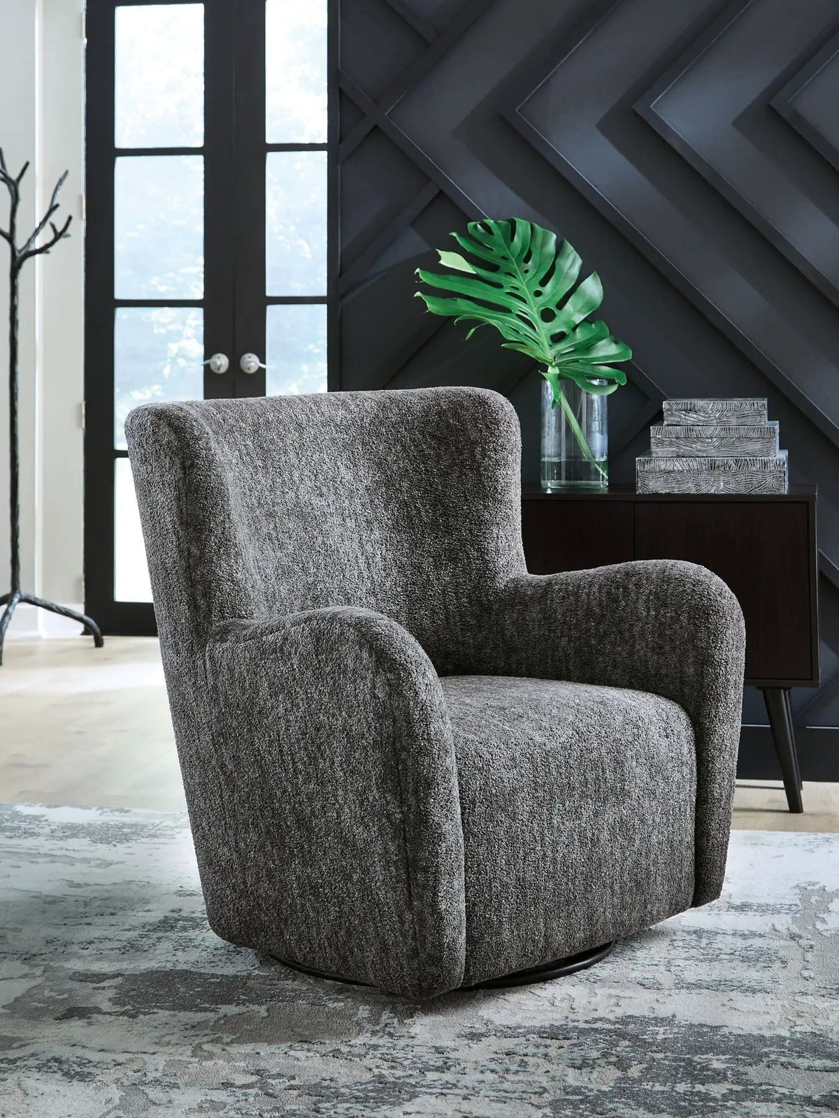 Rowenburg Swivel Glider Accent Chair | 3 Pieces | Living Room Furniture | Living Room