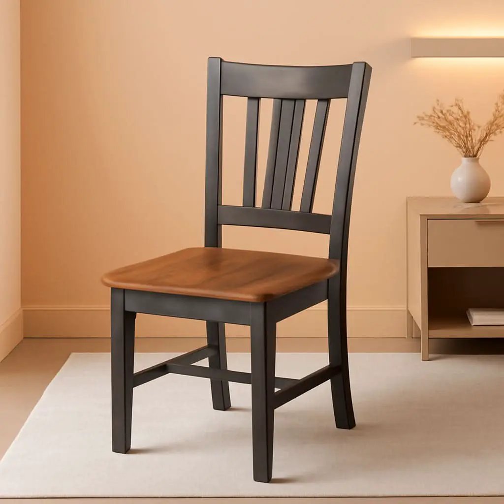 International Concepts Splatback Dining Chair Hickory Washed Coal from PriceLows™