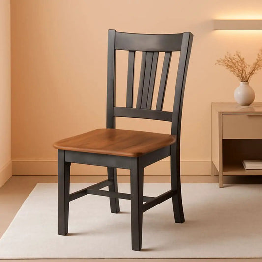 International Concepts Splatback Dining Chair Hickory Washed Coal from PriceLows™