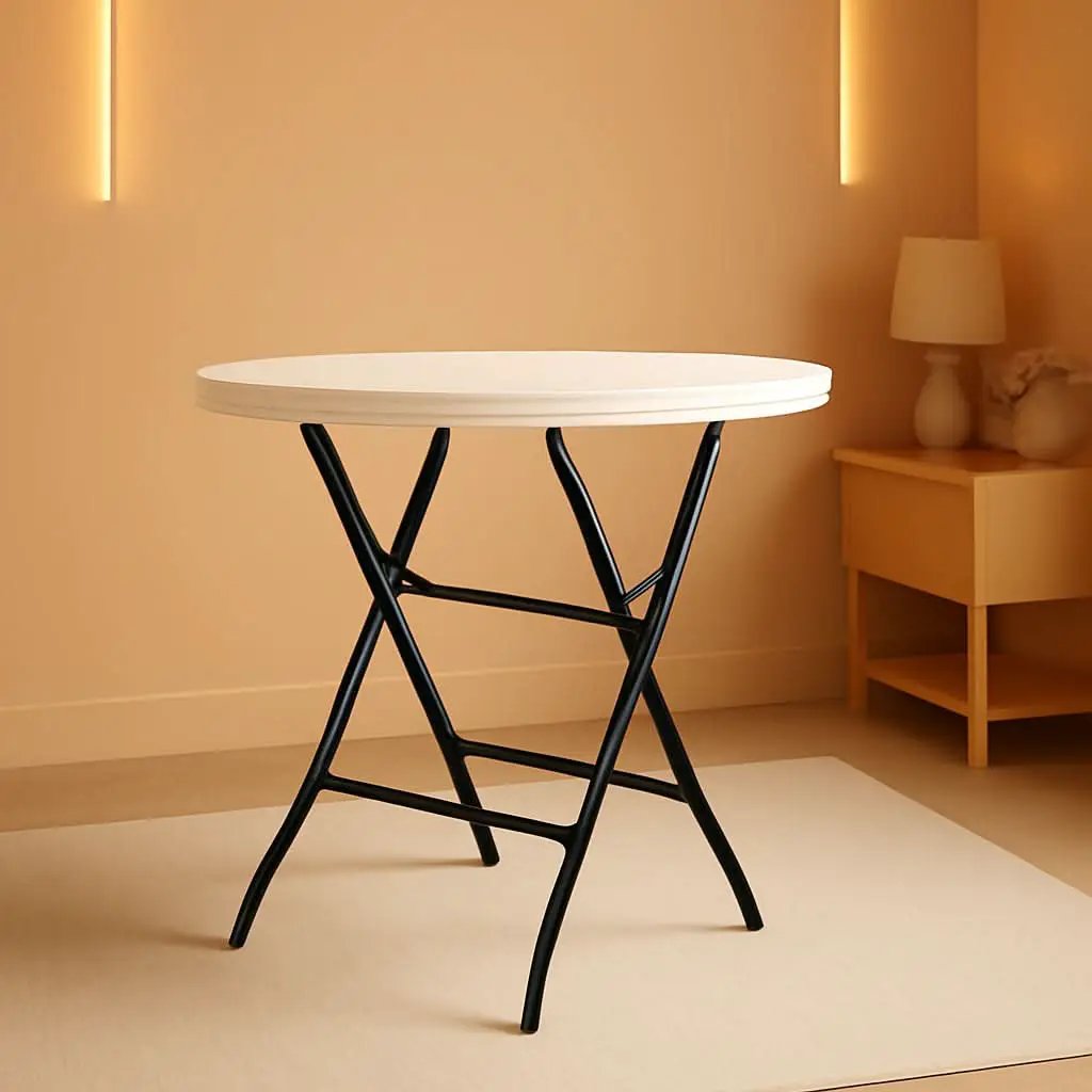 28In Ultra Portable Folding Bar Height Cocktail Table from PriceLows™