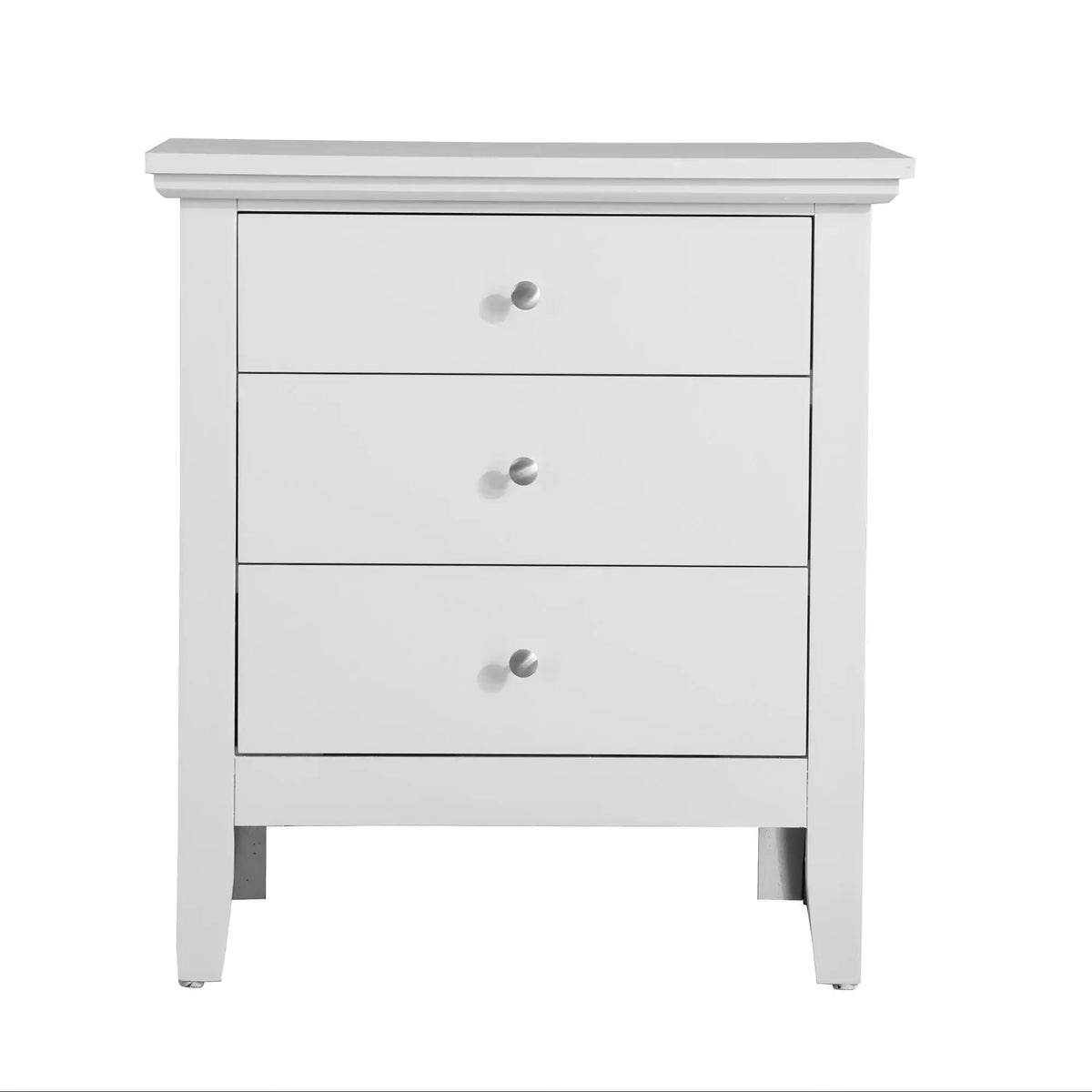 3 Drawer Nightstand | Real Wood Veneer | Dovetail Joints | Fully Assembled