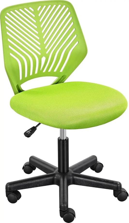 Kids Desk Chair Green Swivel Task Chair With Lumbar Support from PriceLows™