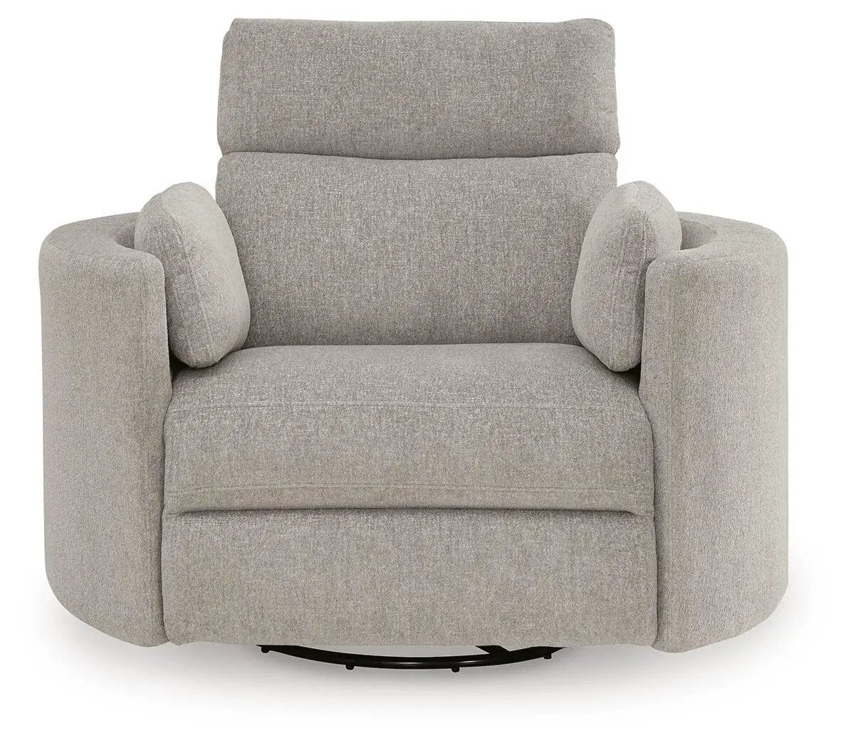 Swivel Glider Power Recliner | Performance Fabric | One Touch Control | Flint