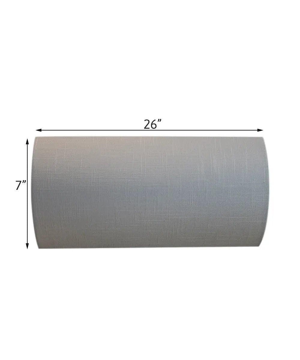 Modern Vanity Light Cover | 26 Inch Wide | White Fabric Shade | DIY Refresh