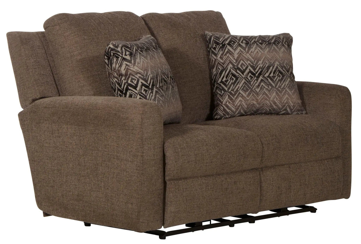 Calvin Reclining Loveseat | 4 Pieces | Chenille & Fabric | Living Room