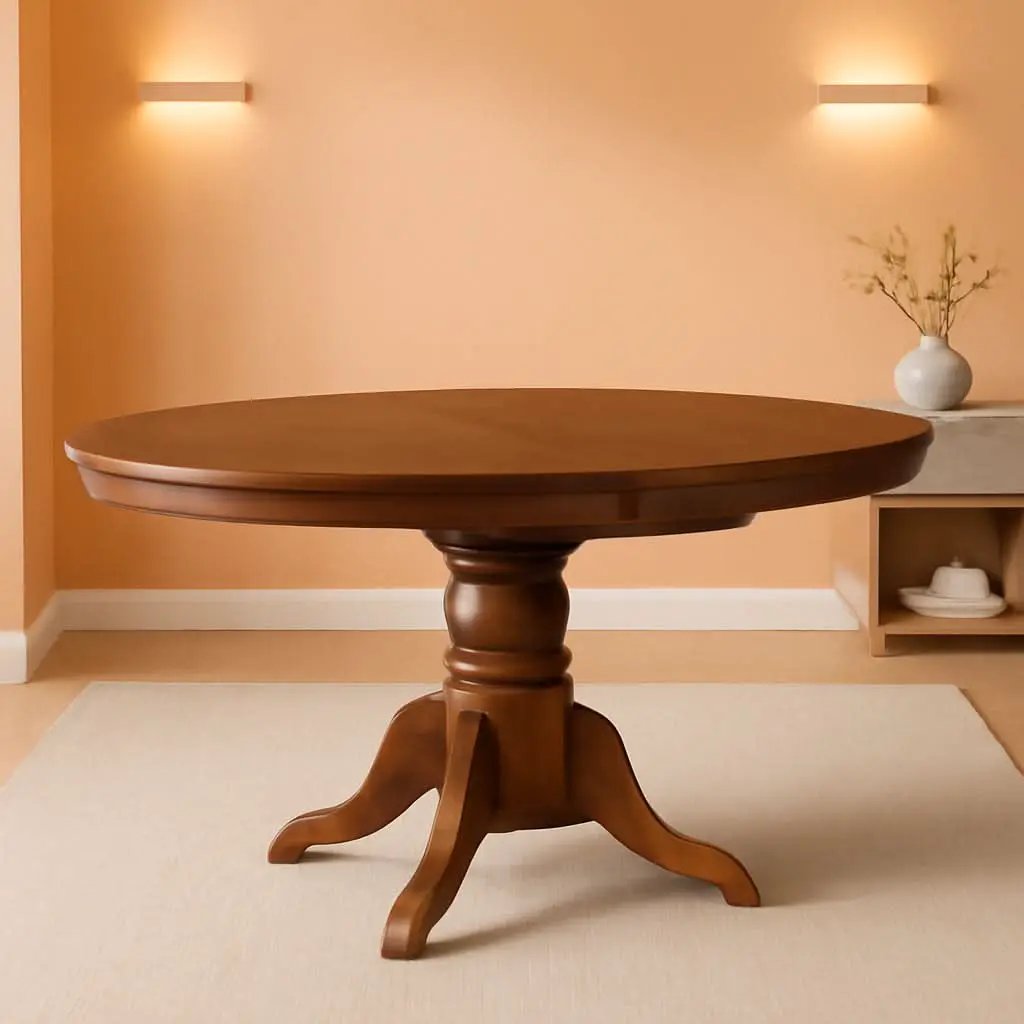 Oval Dining Table 42x60 Inch Butterfly Leaf Finish from PriceLows™