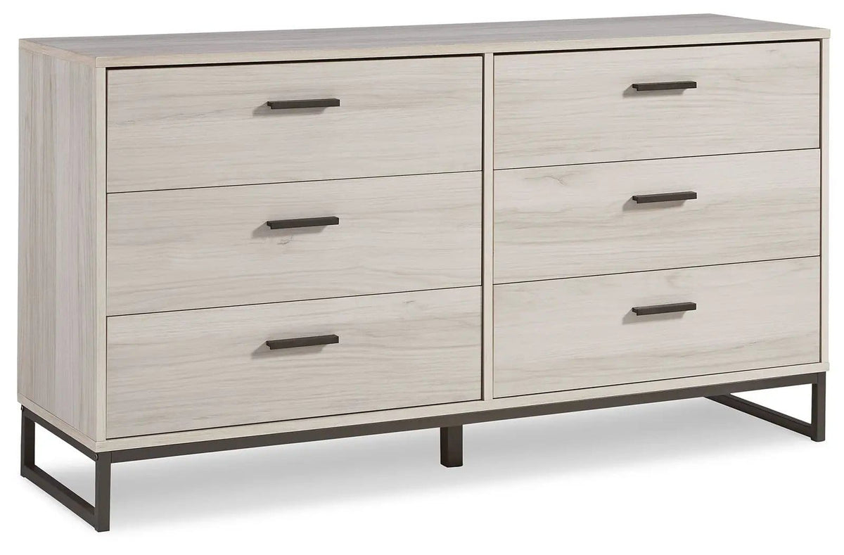 Socalle Six Drawer Dresser | 2 Pieces | Bedroom Furniture | Bedroom