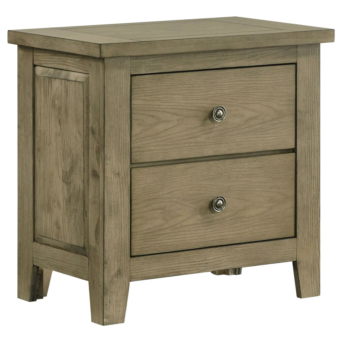Hazlewood 4-piece Queen Bedroom Set Vineyard (Style 2) | 4-Piece Set | Rubberwood & Engineered Wood | Oak